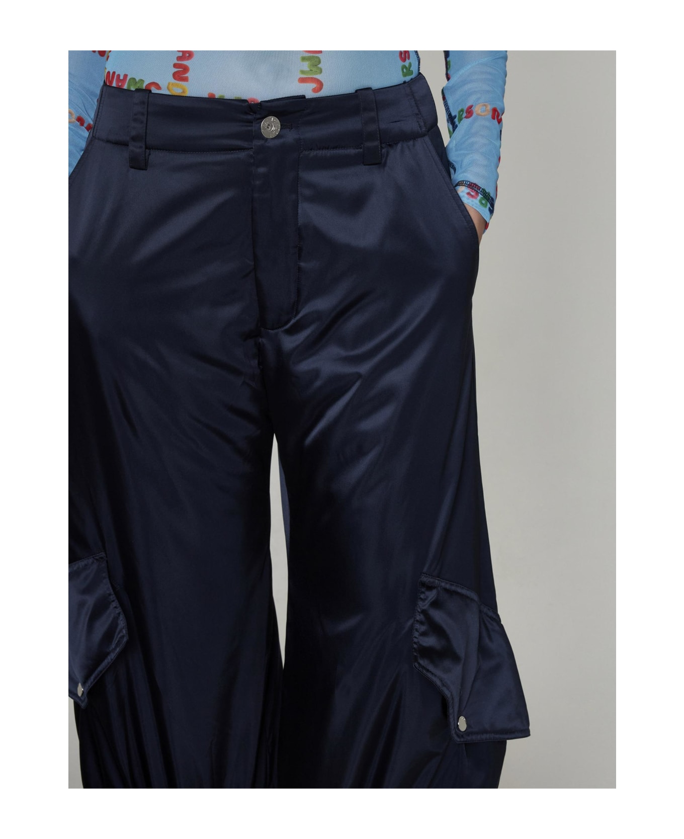 J.W. Anderson Nylon Cargo Trousers - BLUE