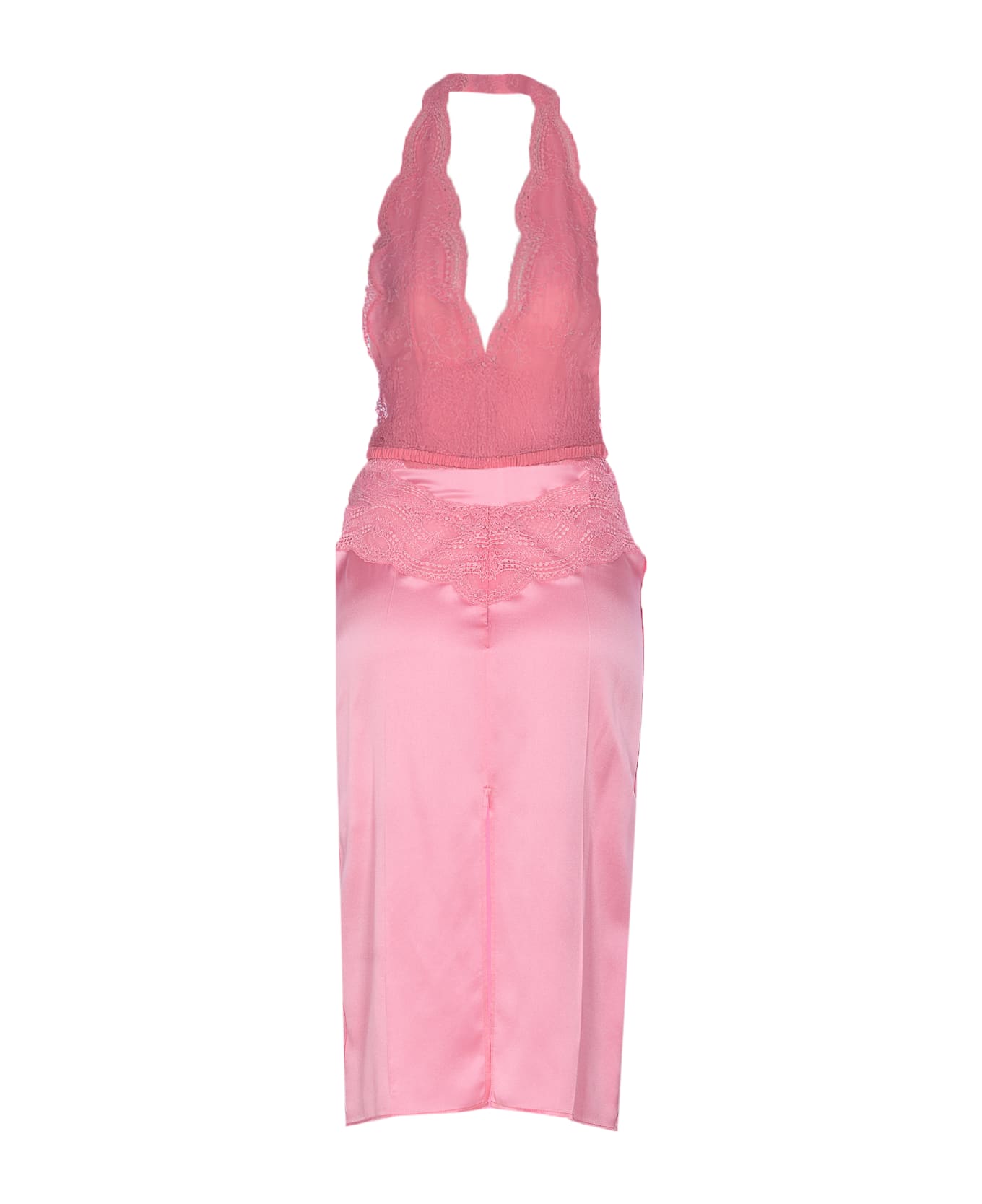 Gucci Silk Satin Dress - Pink
