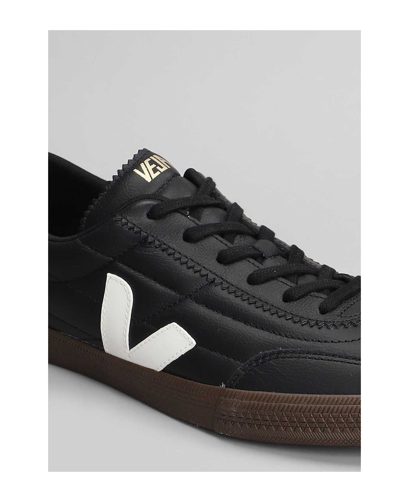 Veja Panenka O.t Sneakers In Black Leather - black