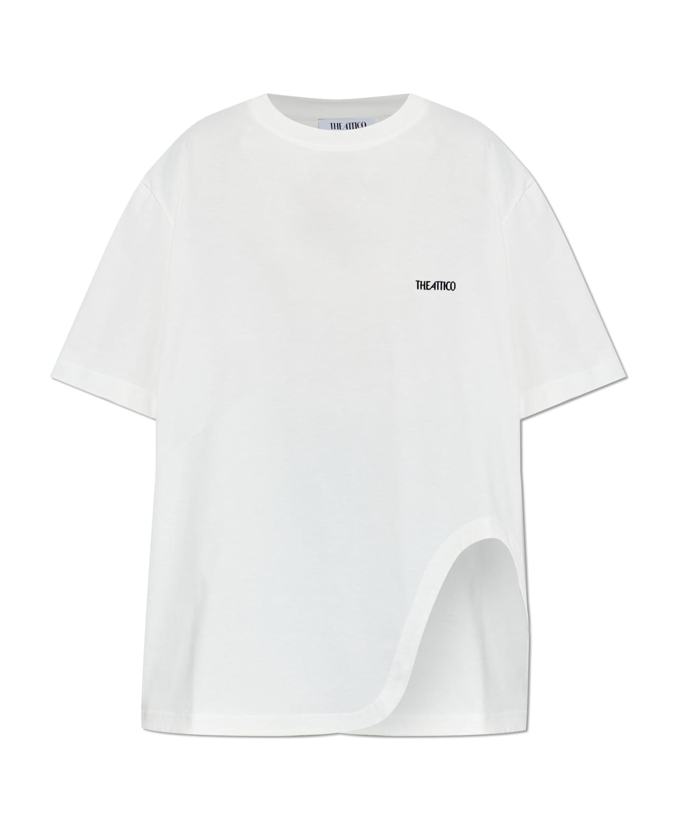 The Attico T-shirt With Logo - White