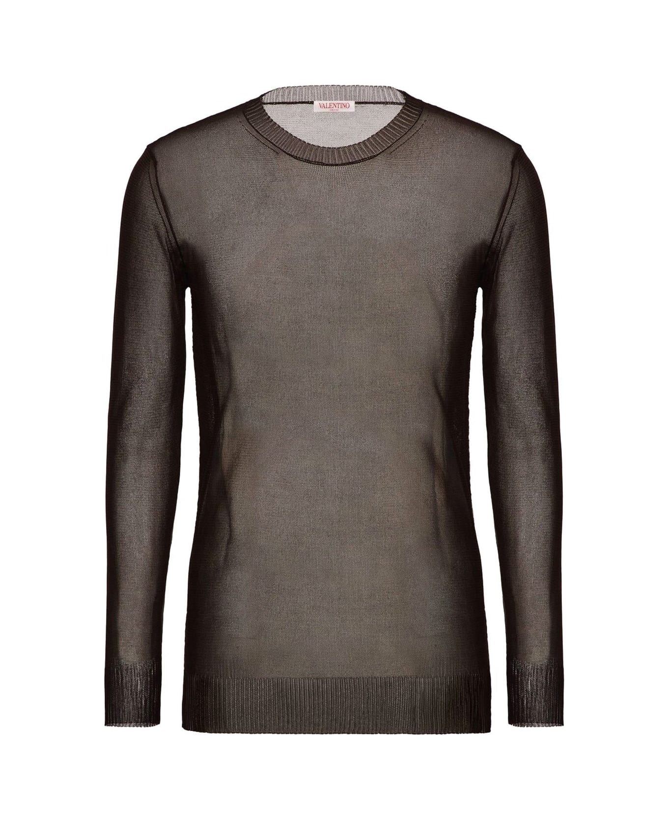 Valentino Semi-transparent Sweater - Brown ニットウェア