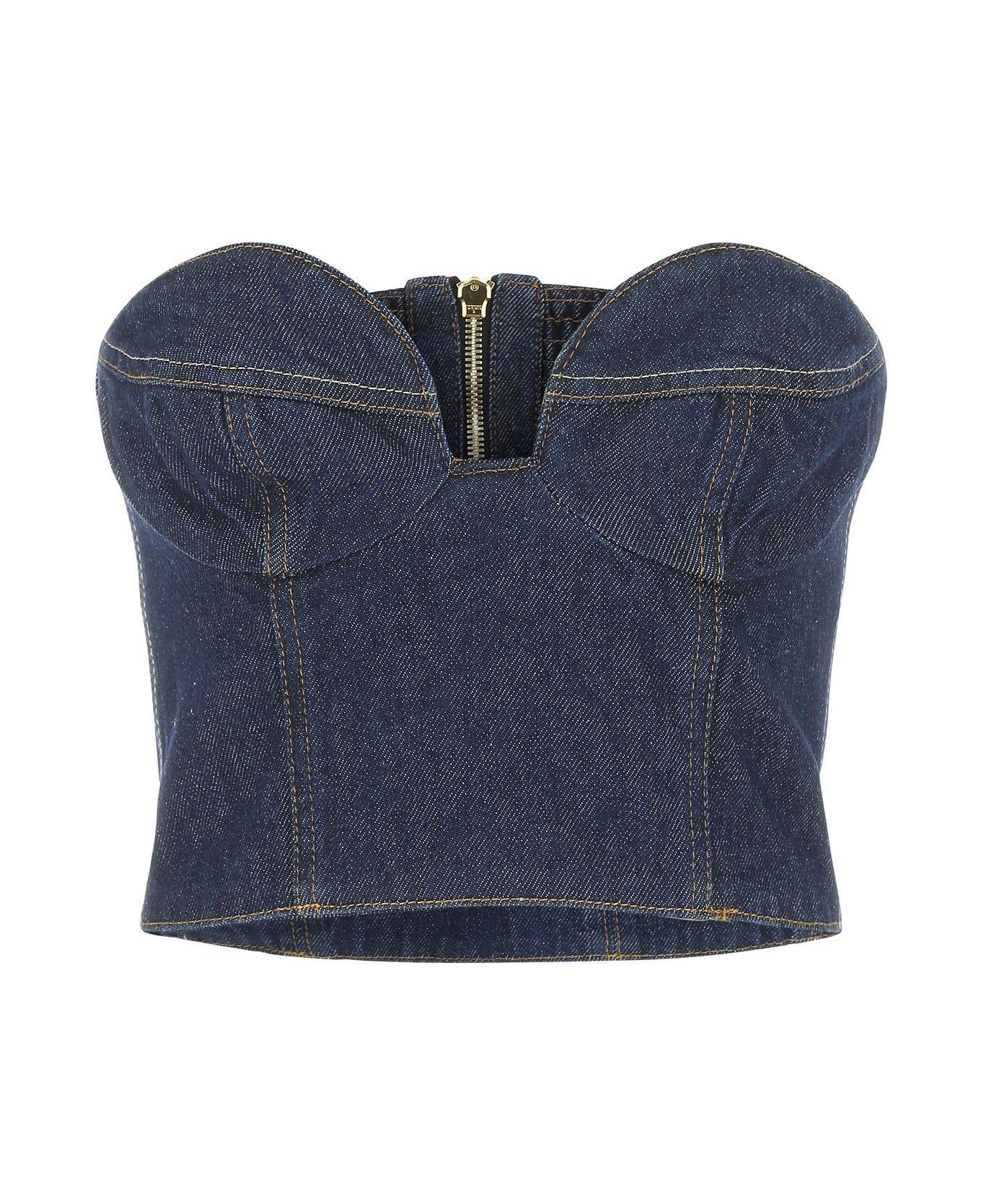Magda Butrym Denim Bodice - DENIM