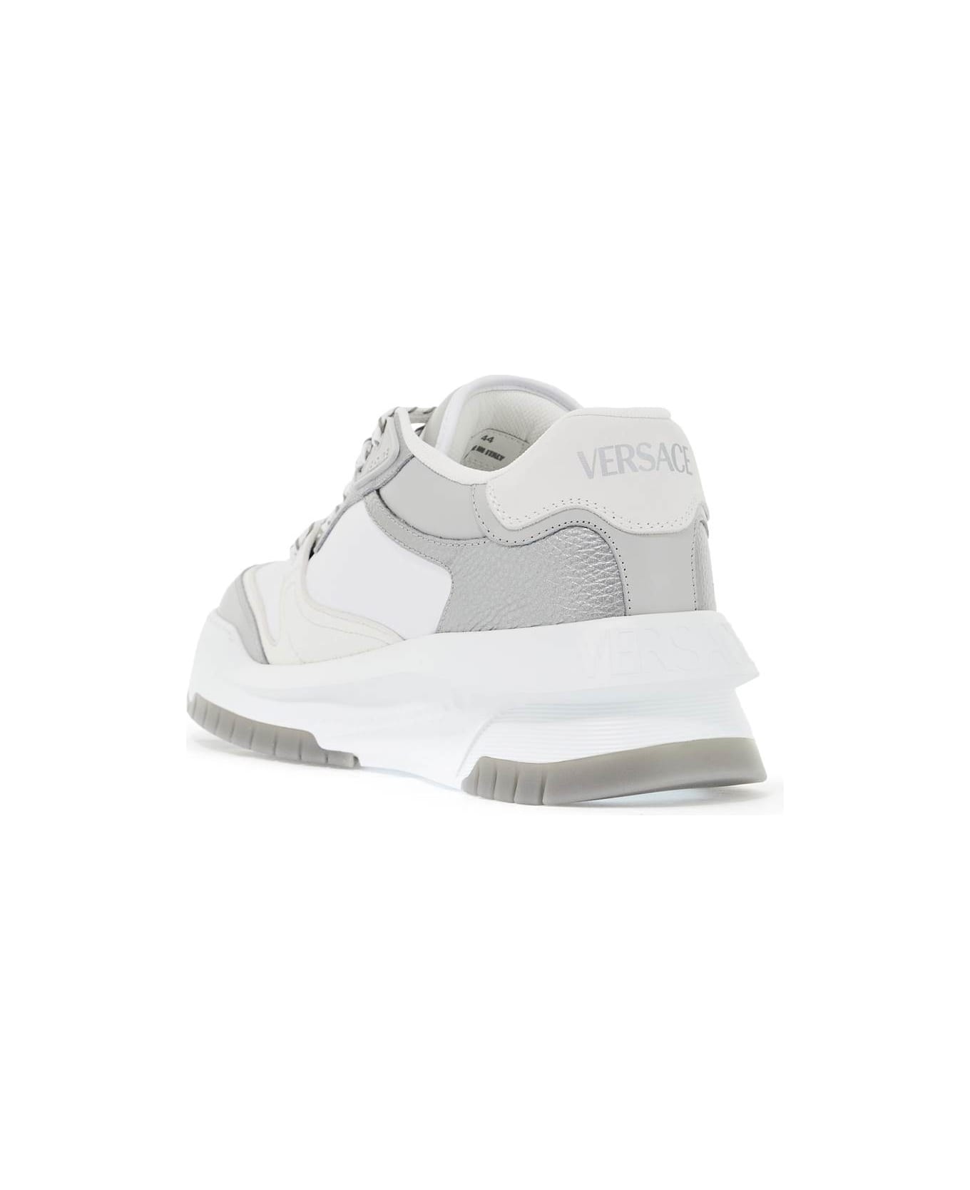 Versace Odyssey Sneakers - GREY+BLACK-PALLADIO (Silver)