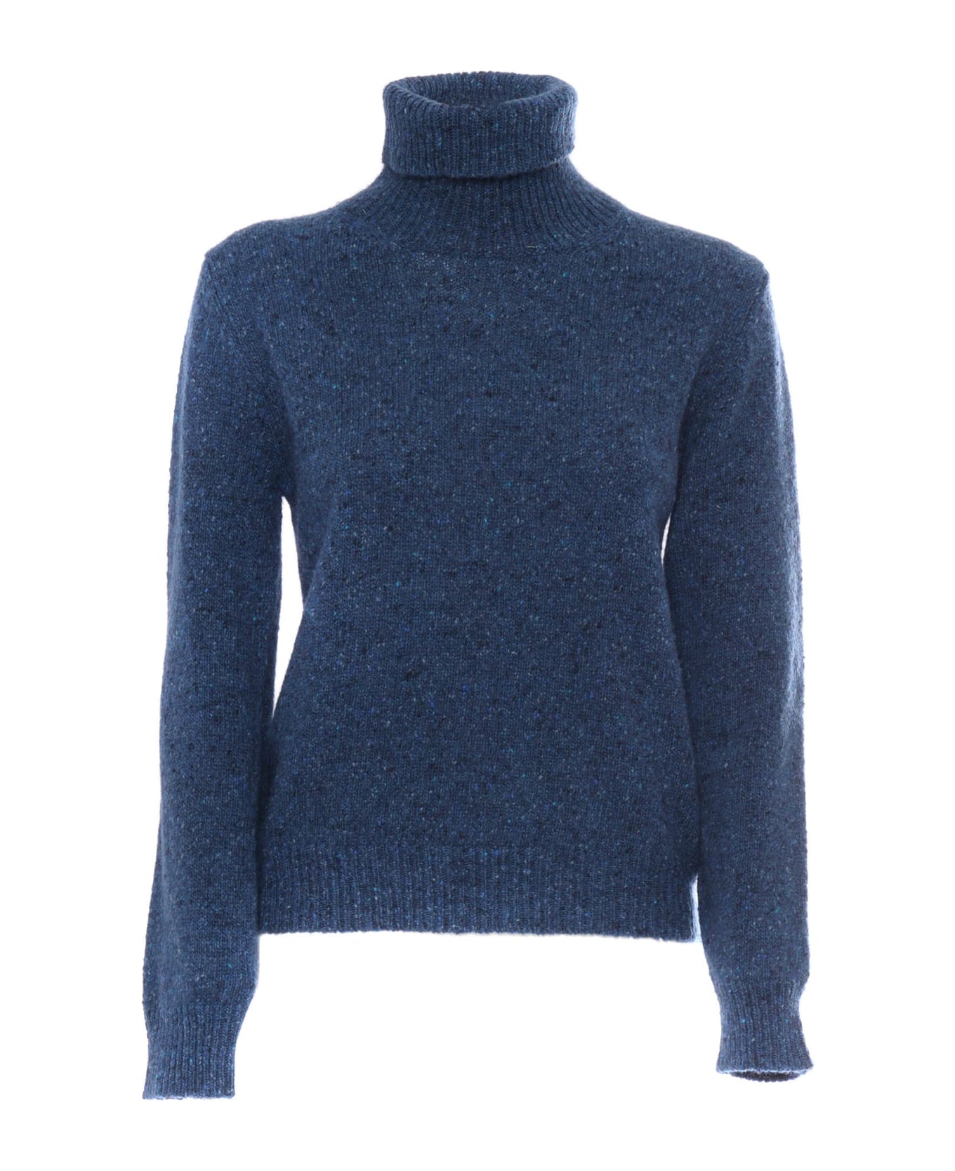 Kangra Regular Fit Turtleneck Sweater - BLUE