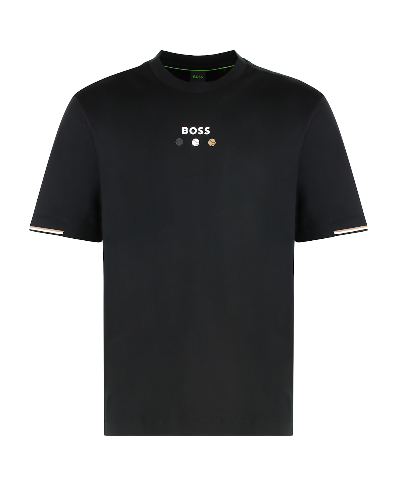 Hugo Boss Cotton Crew-neck T-shirt - black
