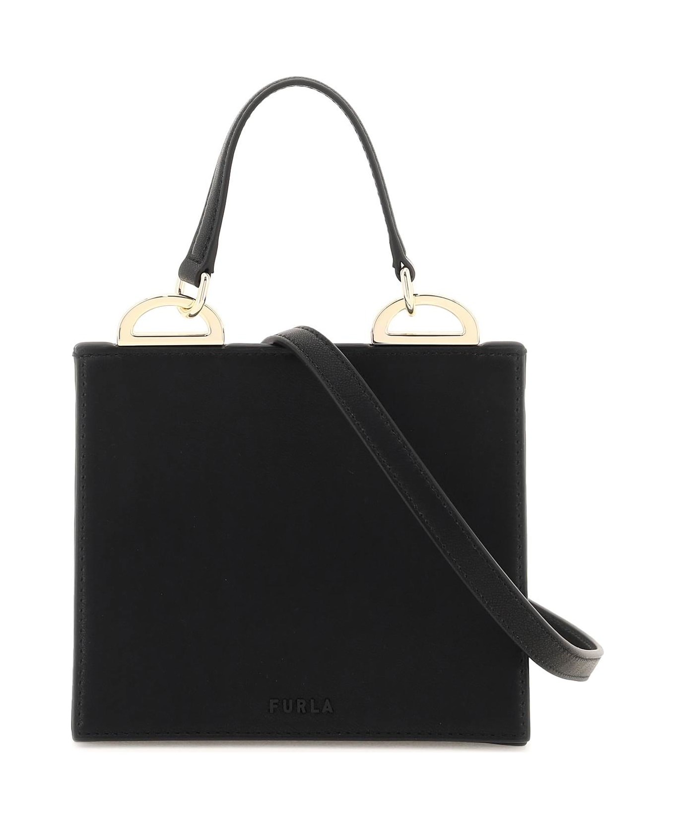 Furla 'futura' Mini Handbag - Black トートバッグ