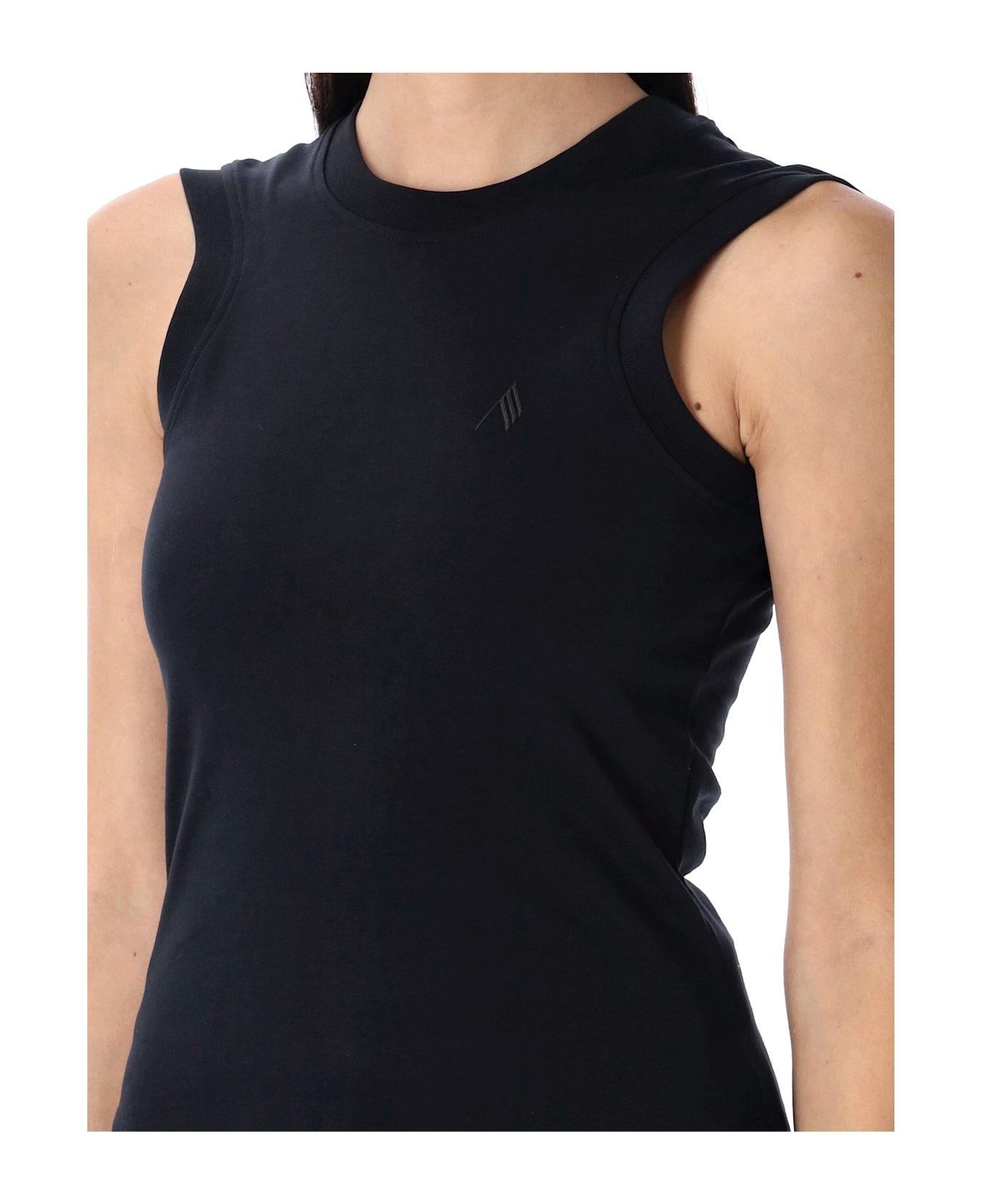 The Attico Reese Tank Top - BLACK