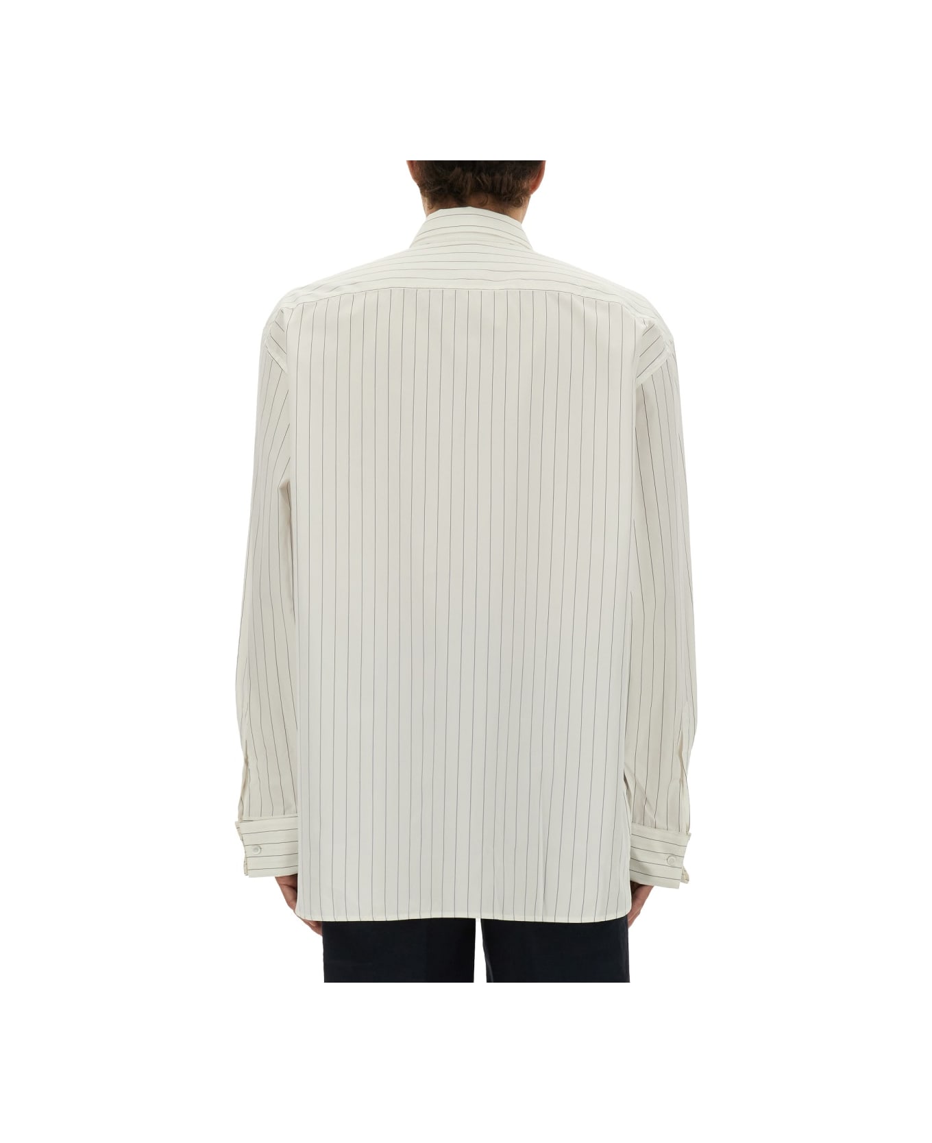 Dries Van Noten Striped Shirt - WHITE