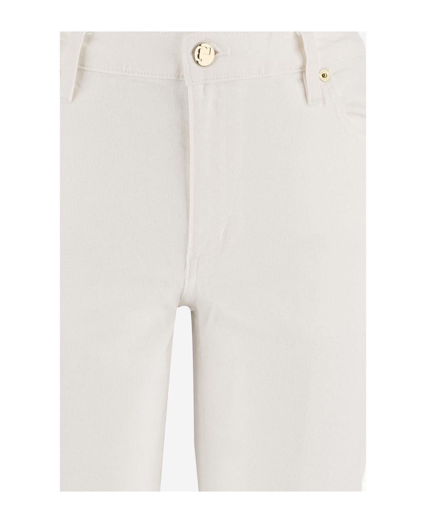 Tory Burch Denim Flare Jeans - WHITECHALKWAS