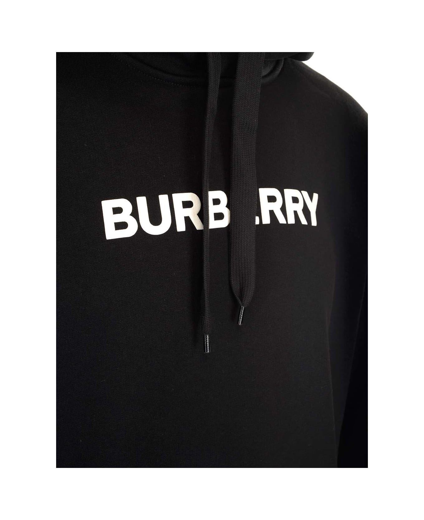 Burberry Black Oversize Hoodie - Black