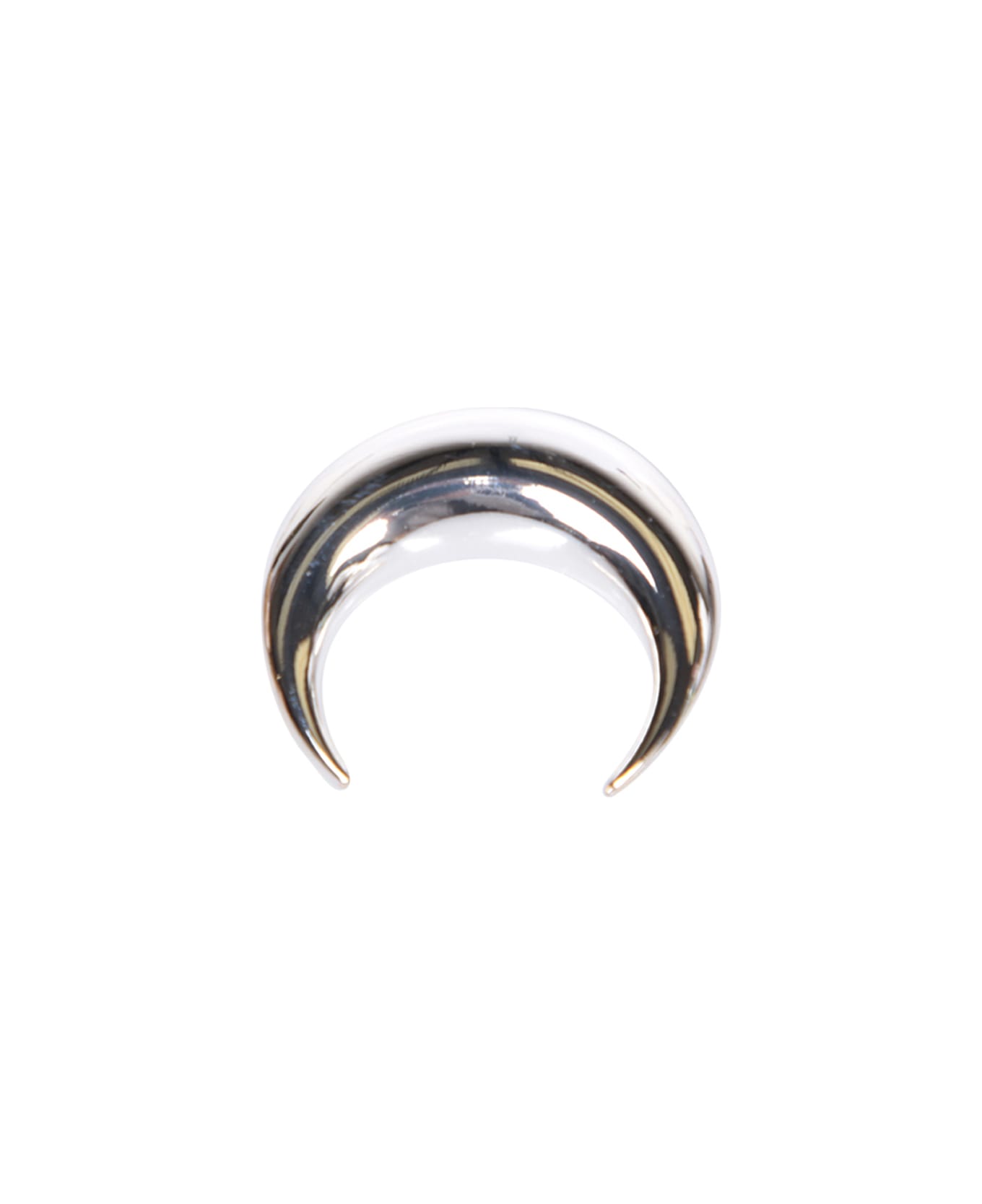 Marine Serre Silver Moon Single Earring - Metallic