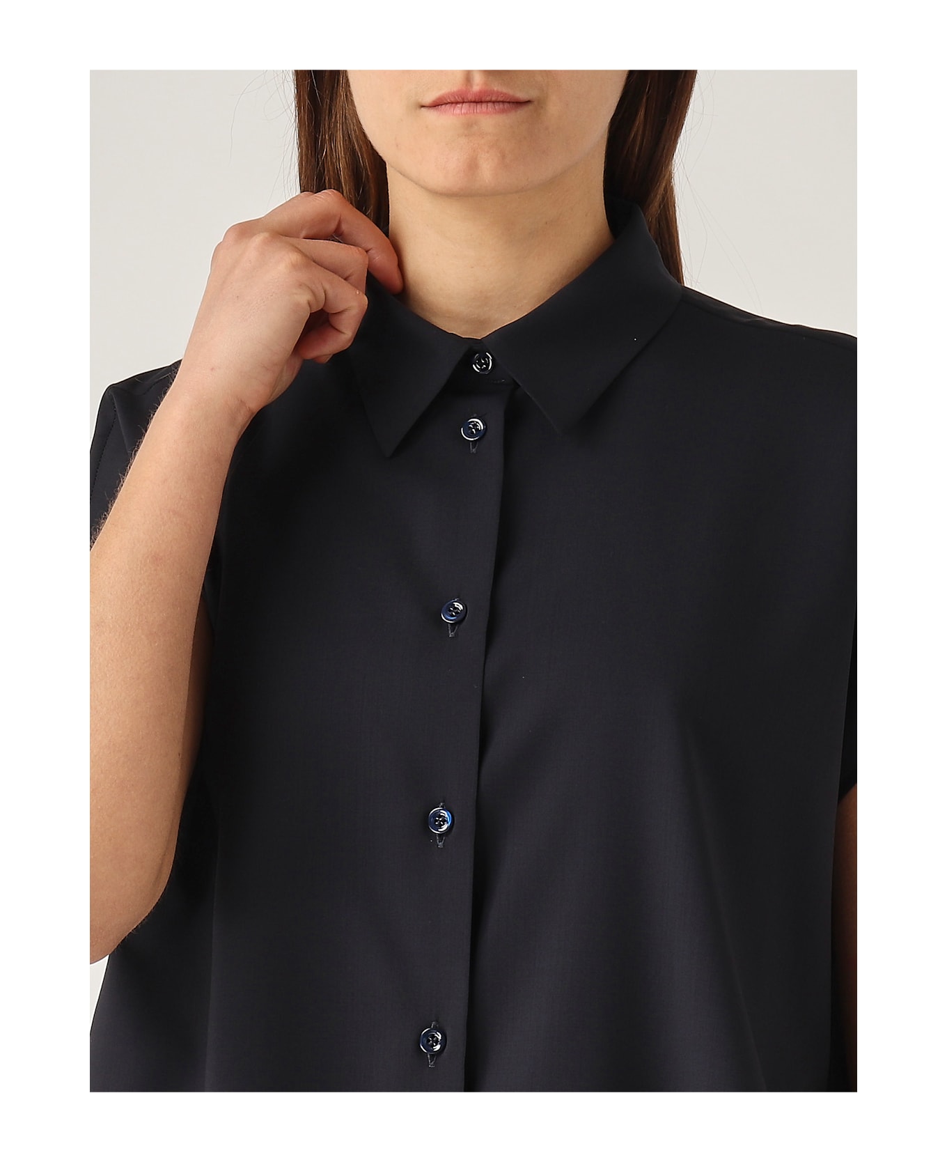 PT Torino Wool Shirt - NAVY