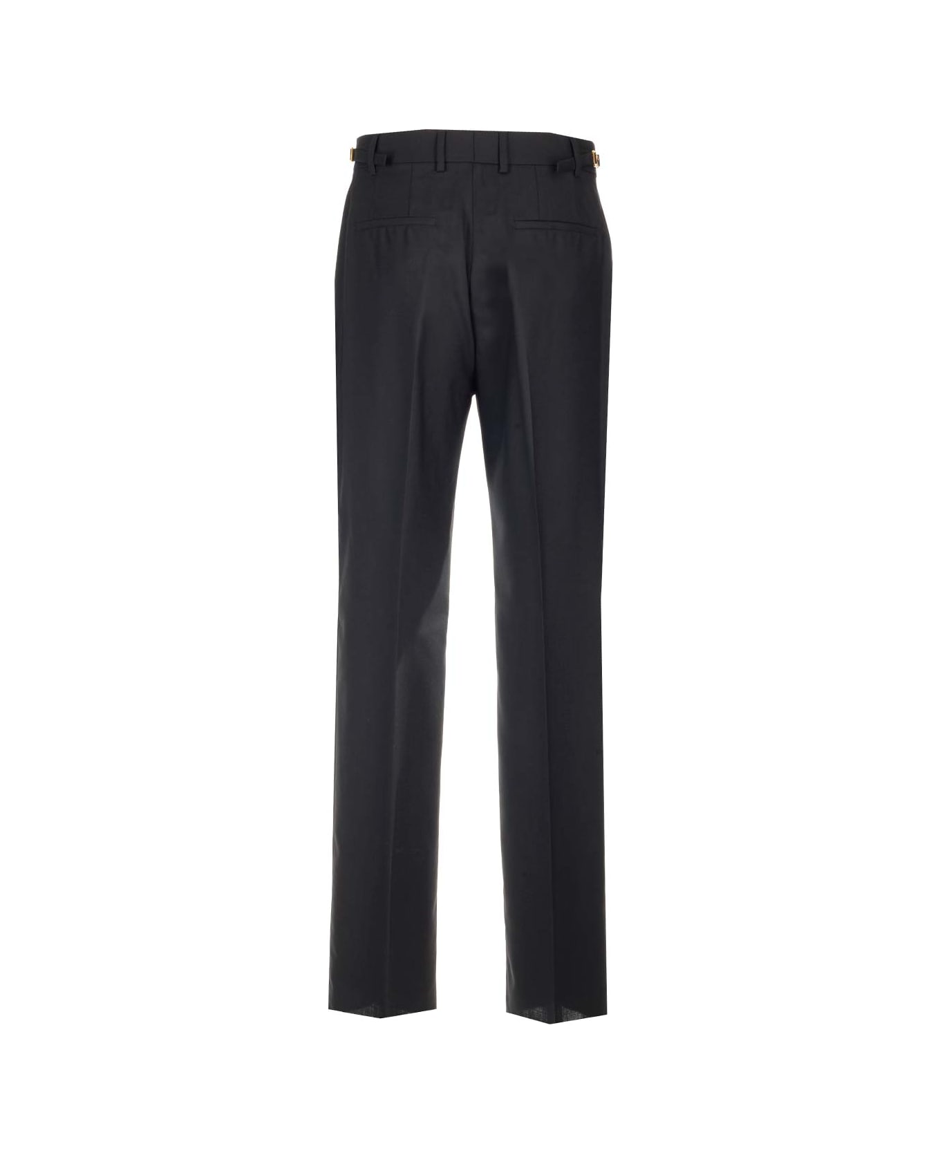 Versace Tailored Wool Trousers - Black ボトムス