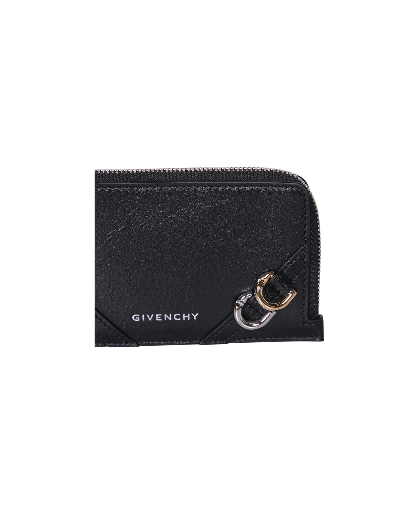 ★GIVENCHY★24FW★ Zipper Card Holder Black BB60LSB1Q7001 ☆GIVENCHY☆24FW☆ Zipper Card Holder Black BB60LSB1Q7001