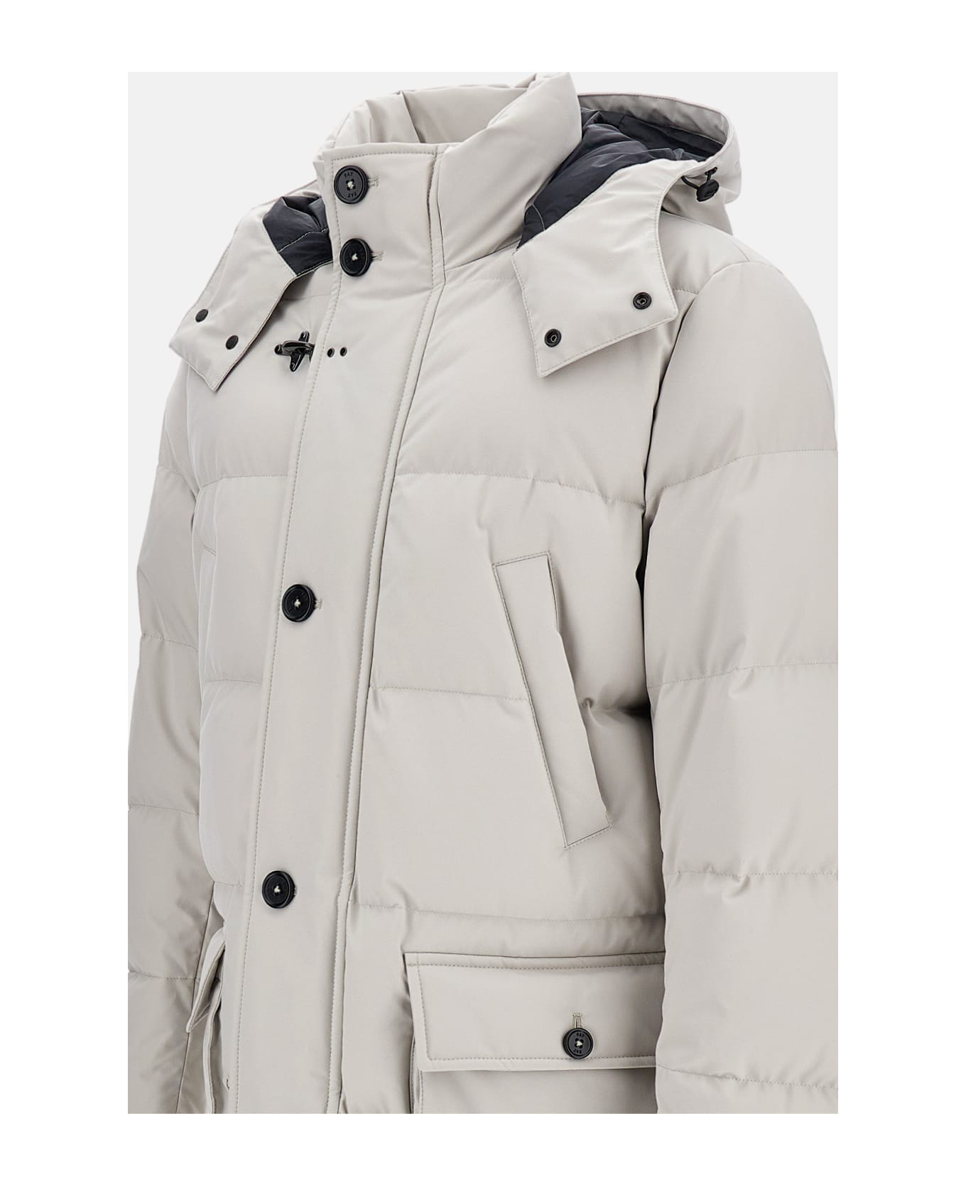 Fay Long Coat - White