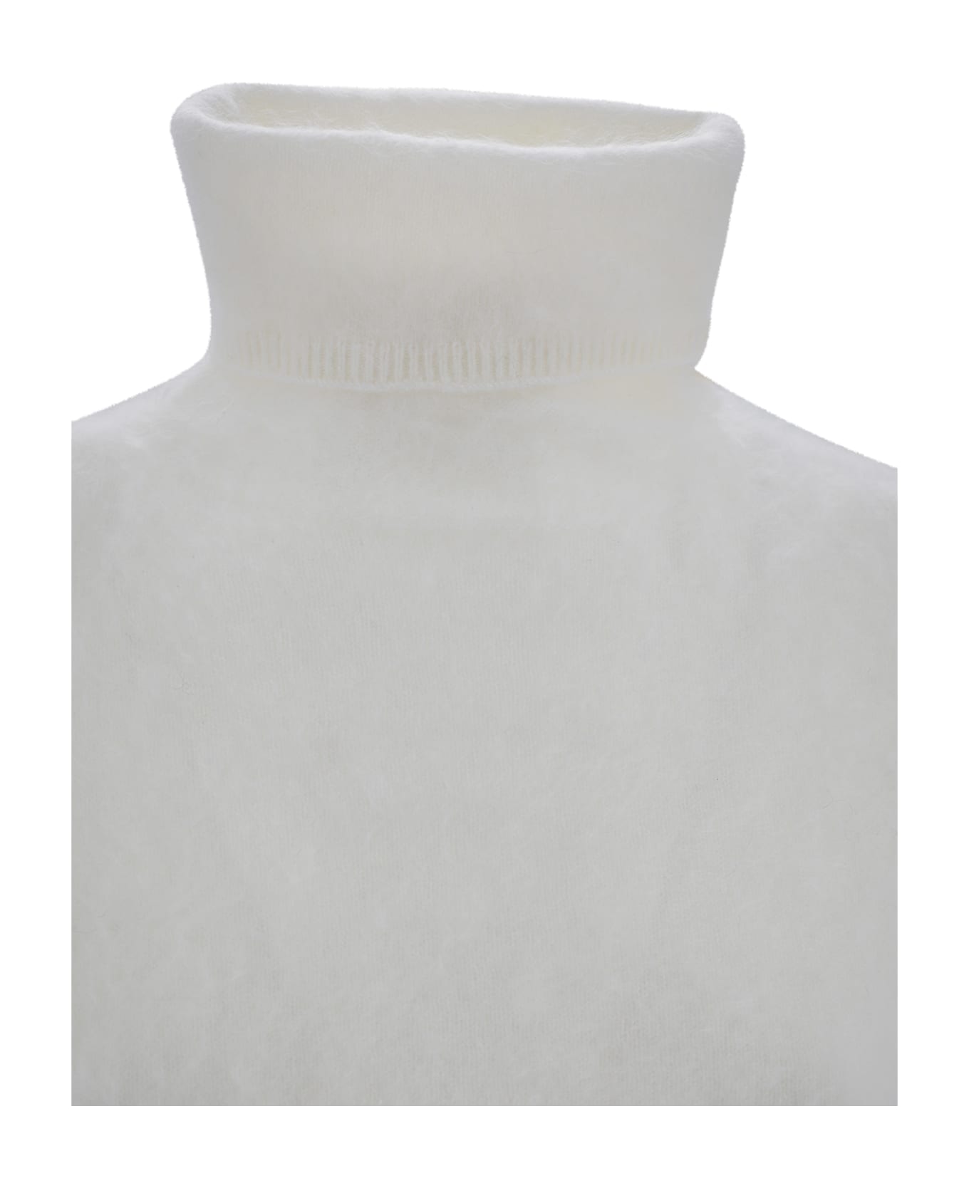 Kangra Turtleneck With High Neck - White