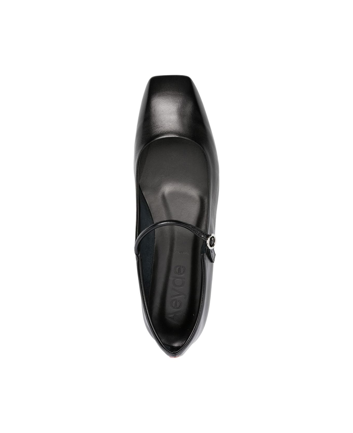 aeyde Uma Nappa Leather Ballerinas - Black