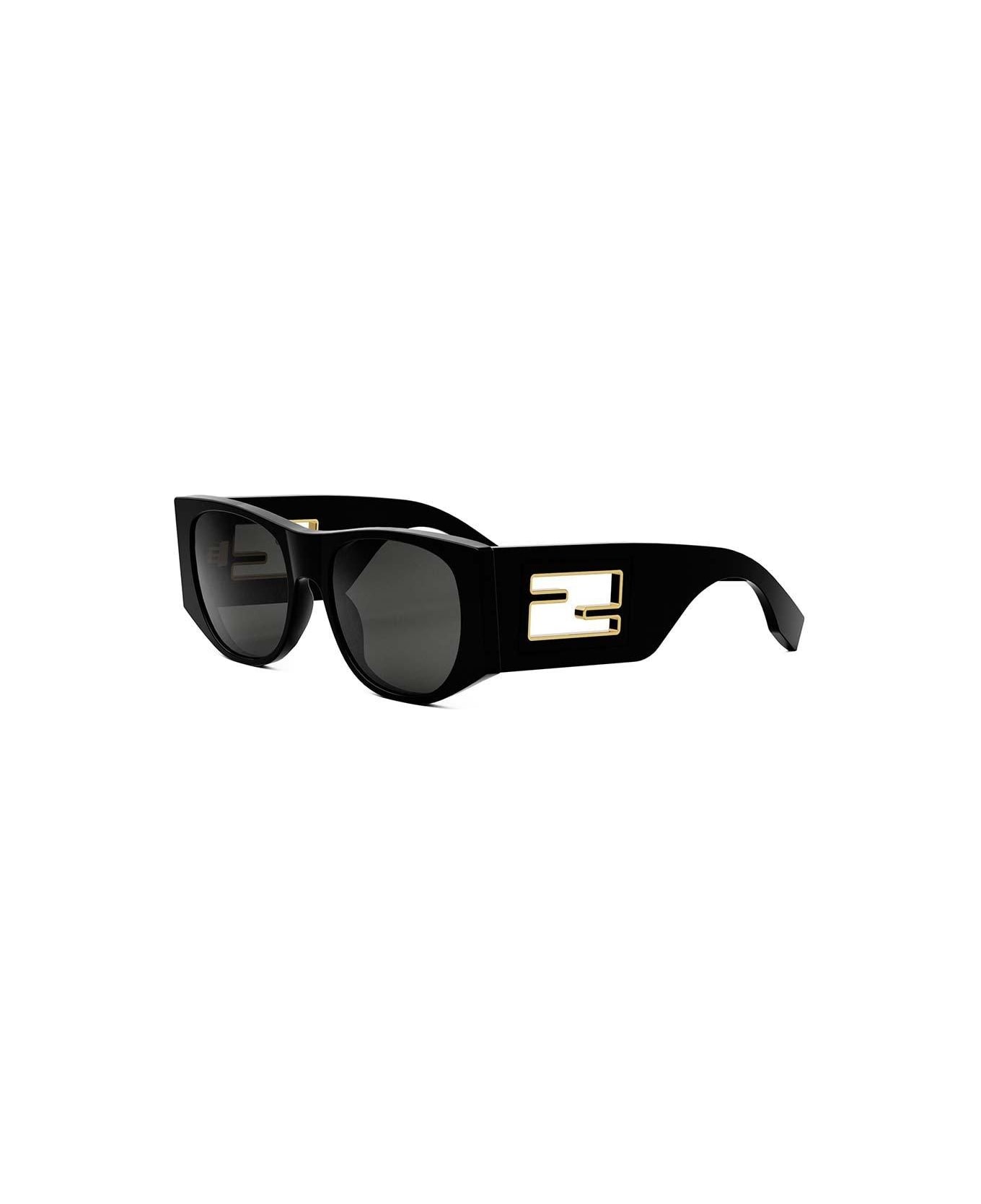 Fendi Eyewear Rectangle Frame Sunglasses - 01a サングラス