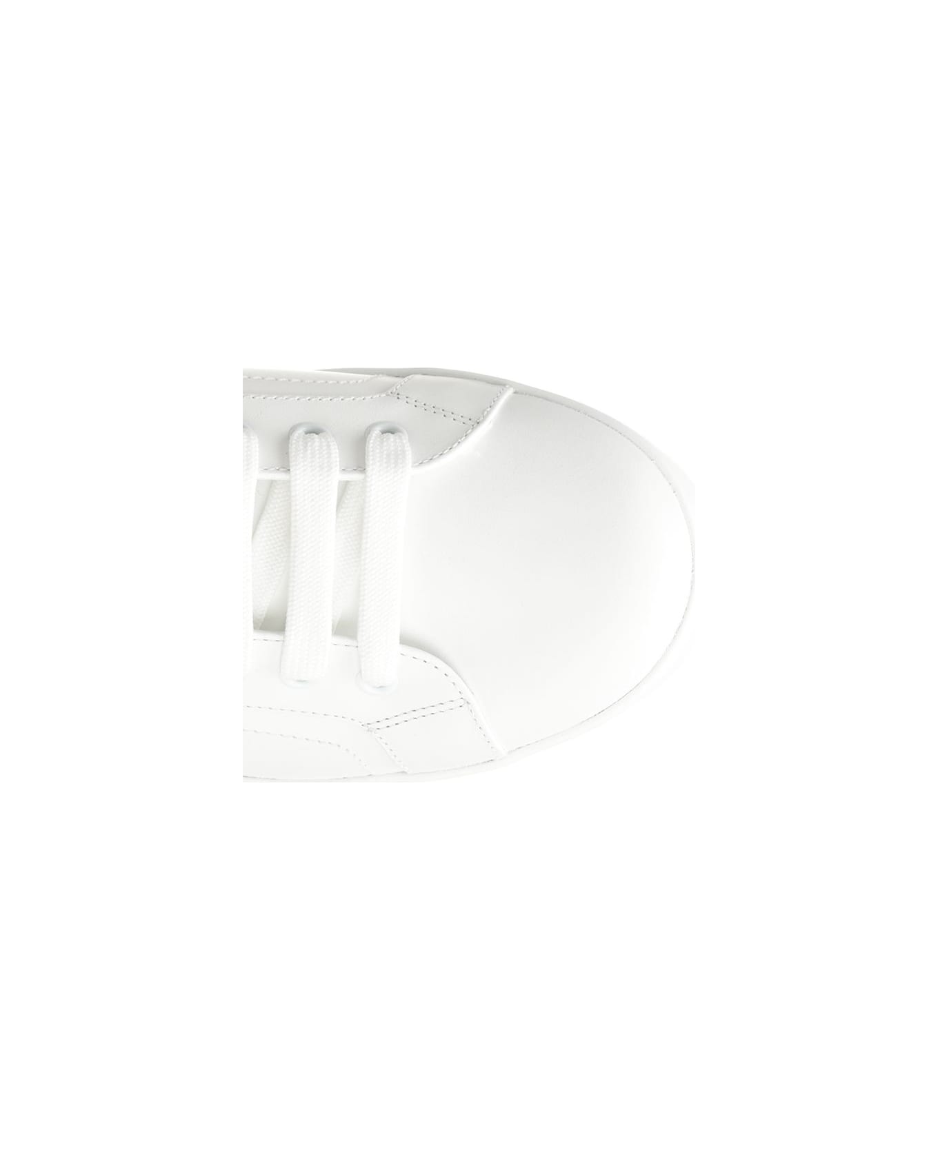 Dolce & Gabbana 'portofino' Leather Sneaker - White