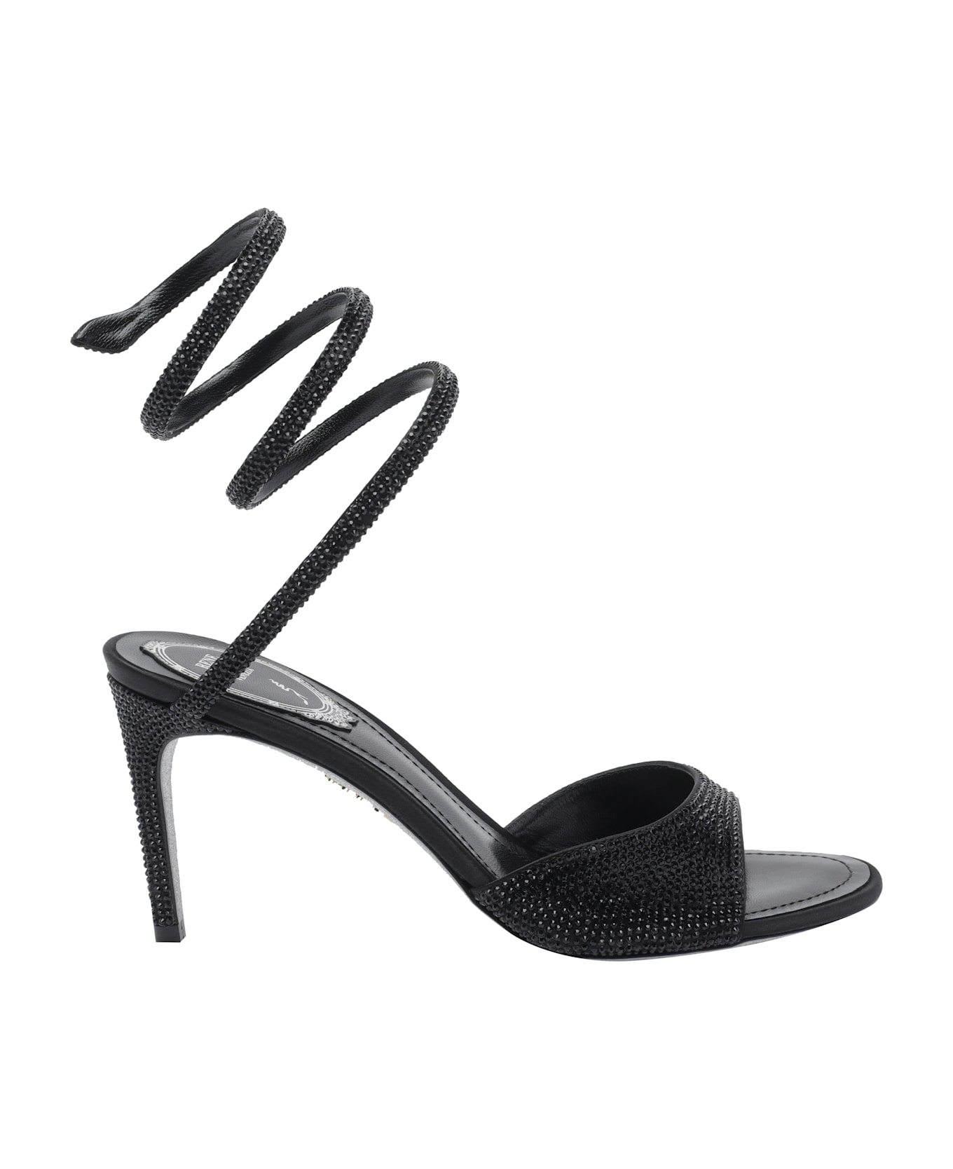 René Caovilla Heeled Sandals - Black