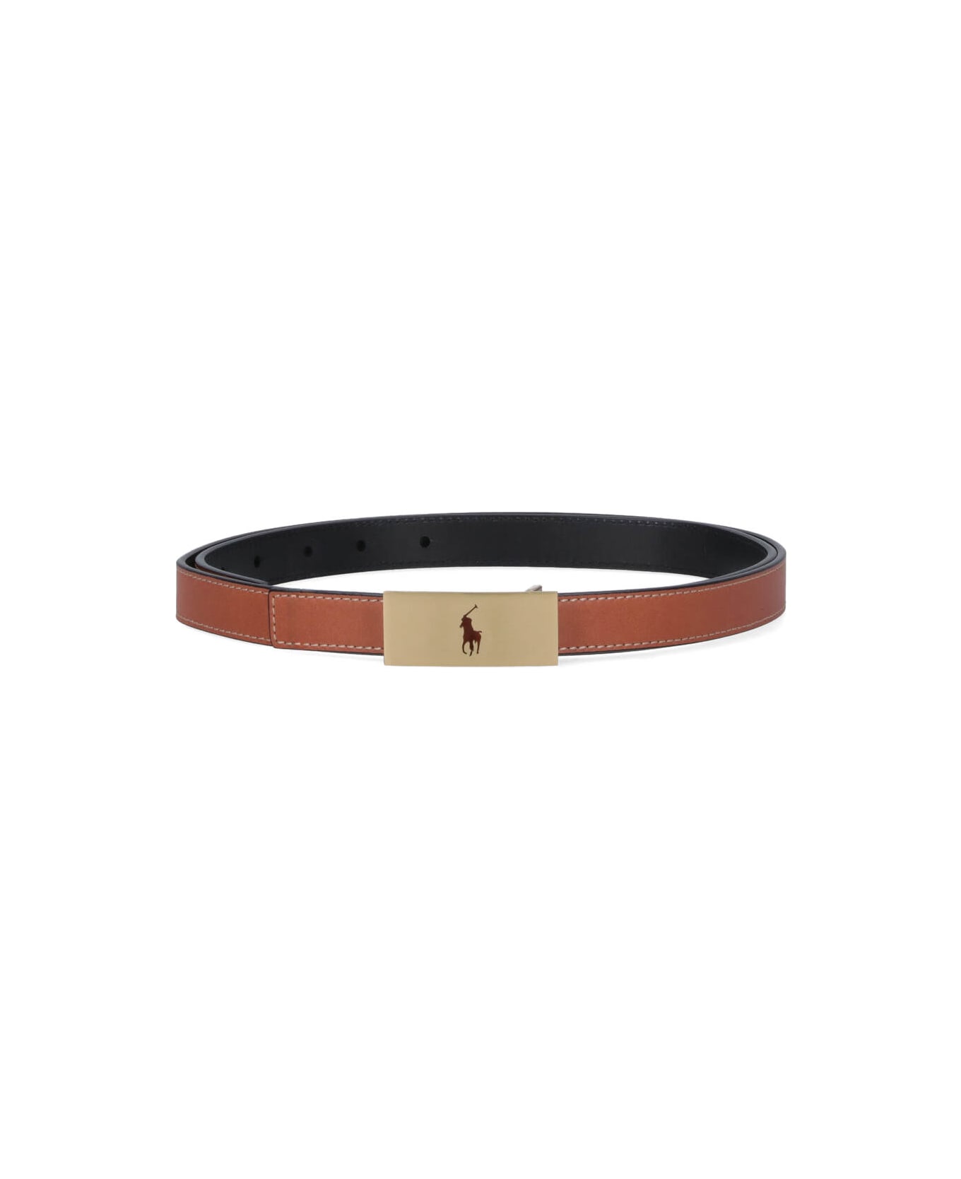 Polo Ralph Lauren "id" Reversible Belt - Black  