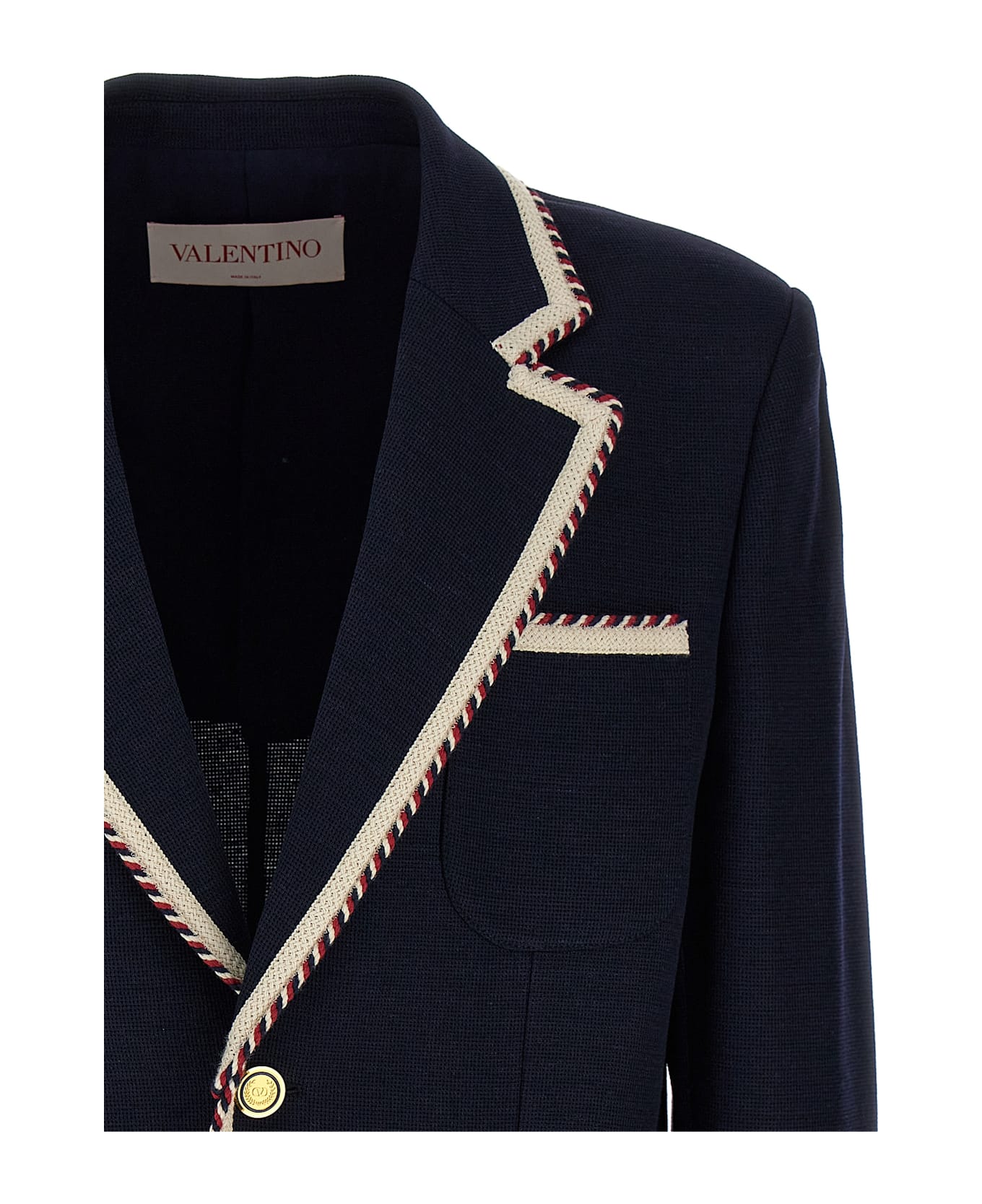 Valentino Garavani Torchon Blazer - Blue