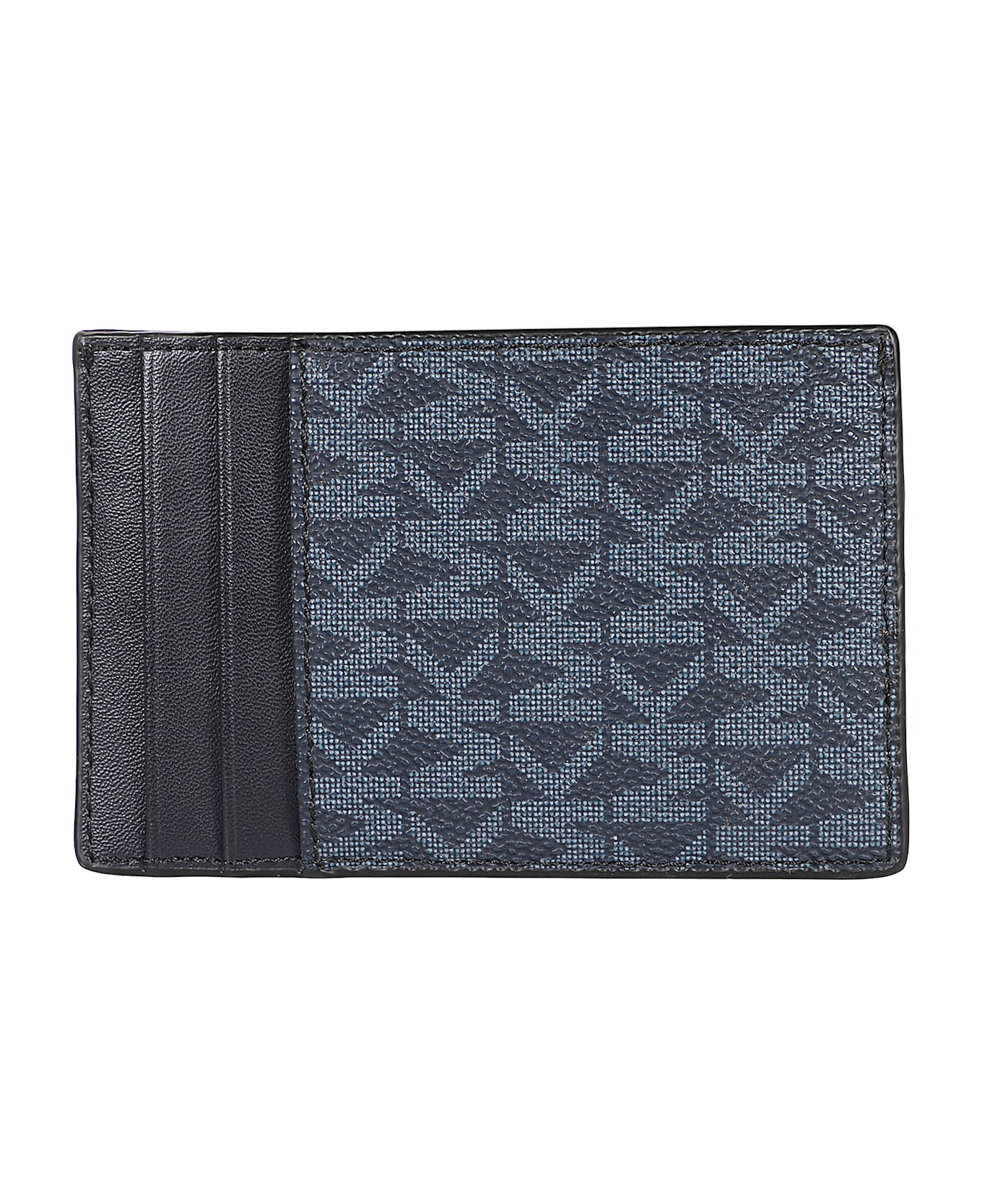 Michael Kors Hudson Credit Card Holder - Admiral Blue/pale Blue