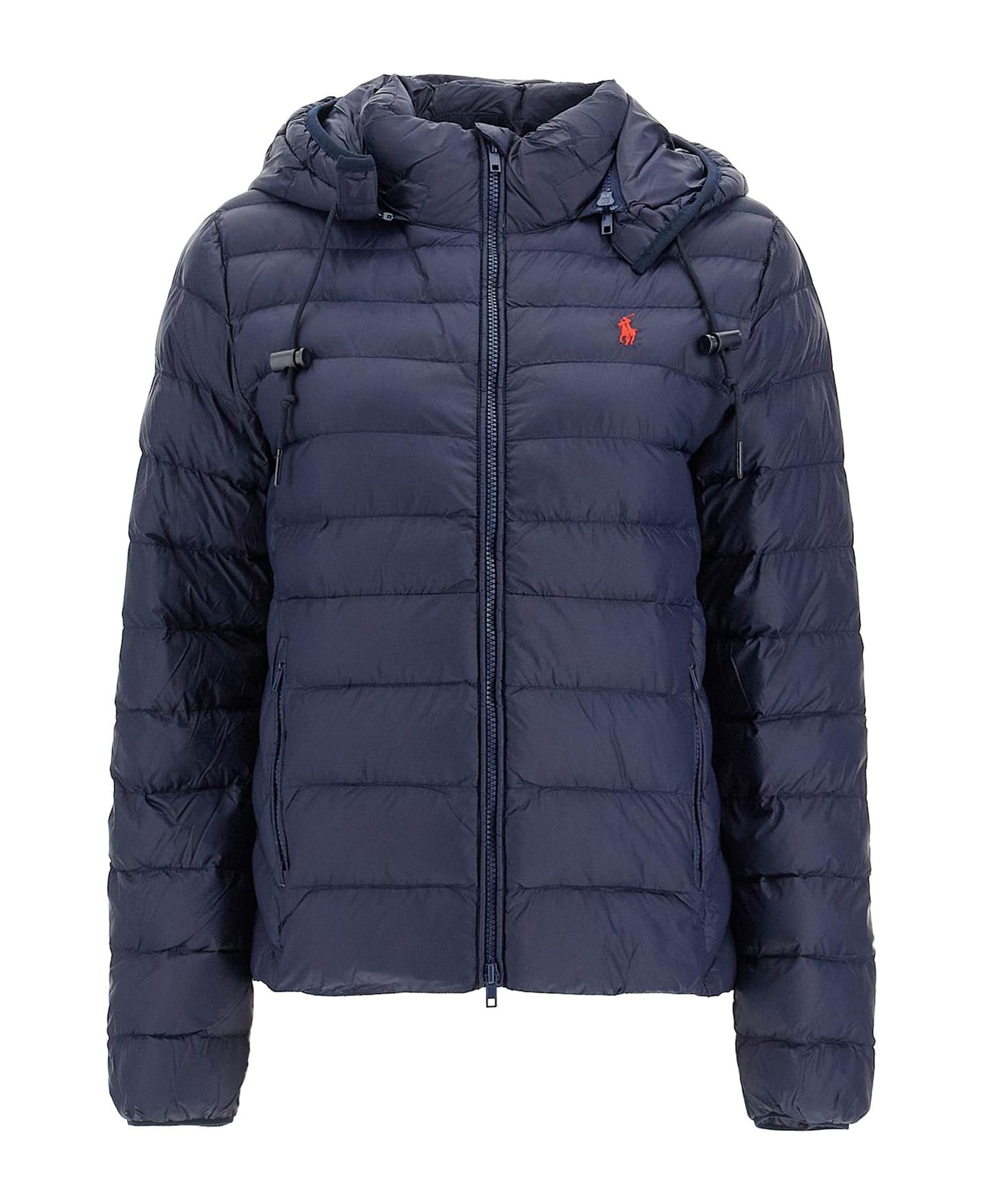 Ralph Lauren Foldable Down Jacket With Embroidered Pony - RL NAVY (Blue)
