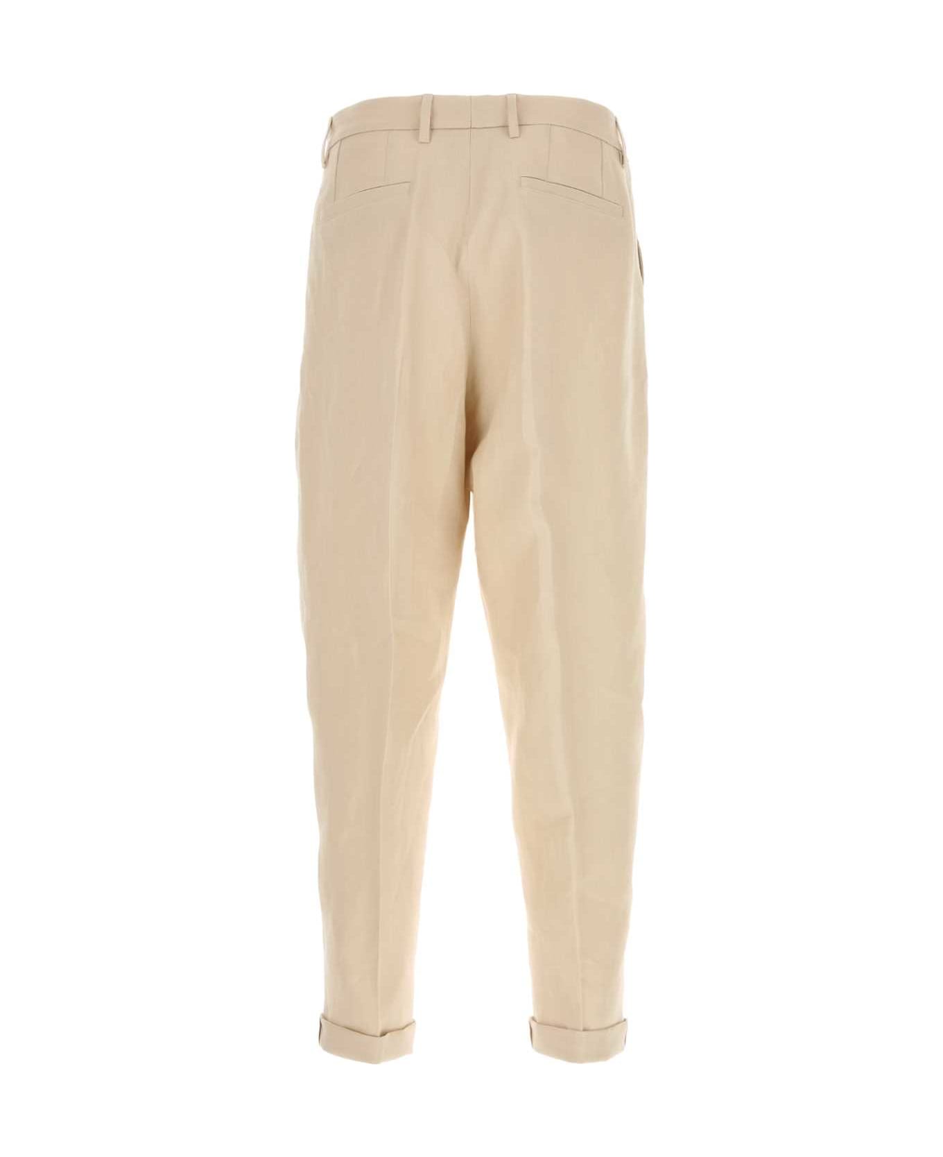 Dolce & Gabbana Sand Canvas Pant - BEIGEPASTELLO
