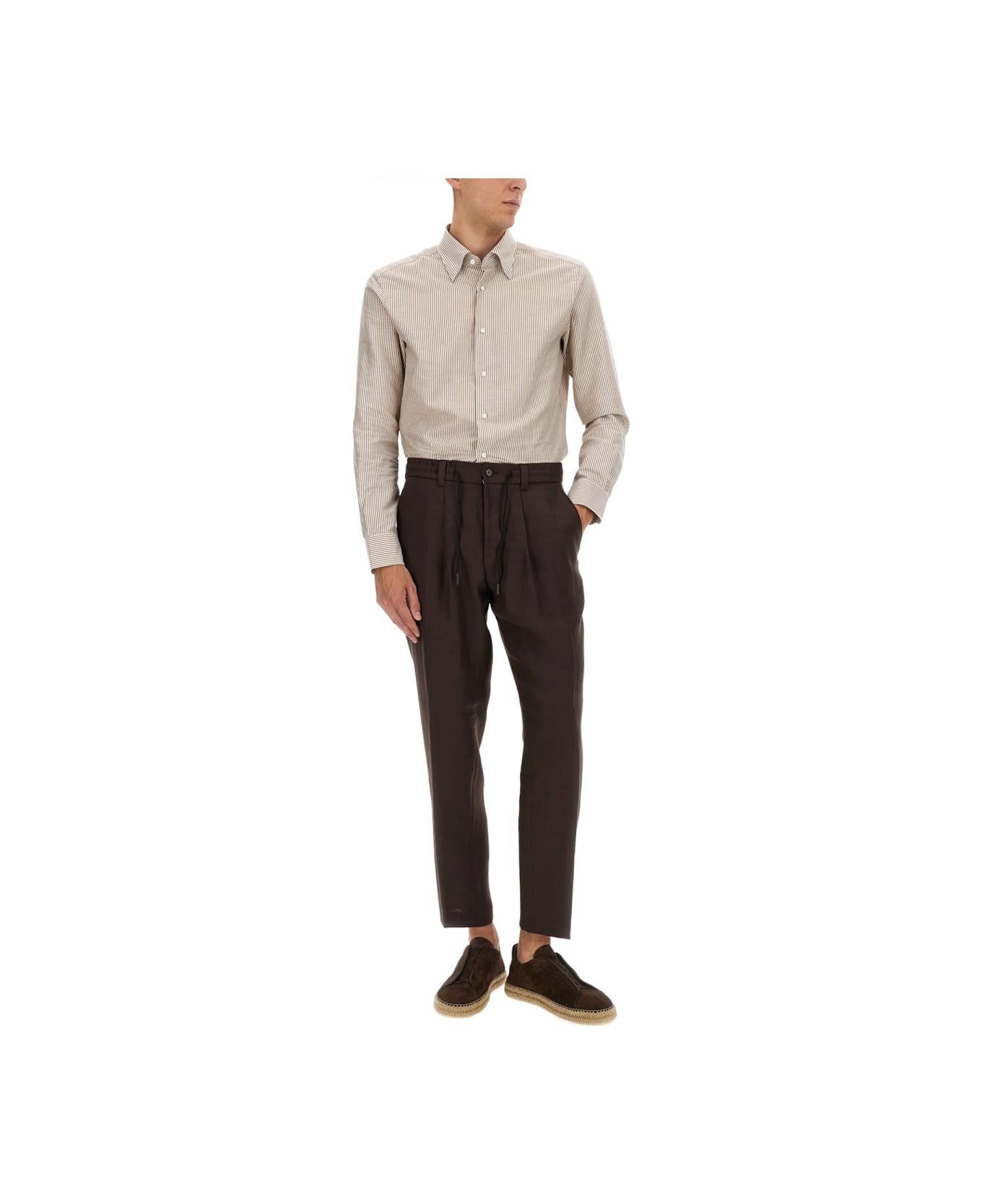 Hugo Boss Pants "l-peetl-pl-rds-243" - BROWN