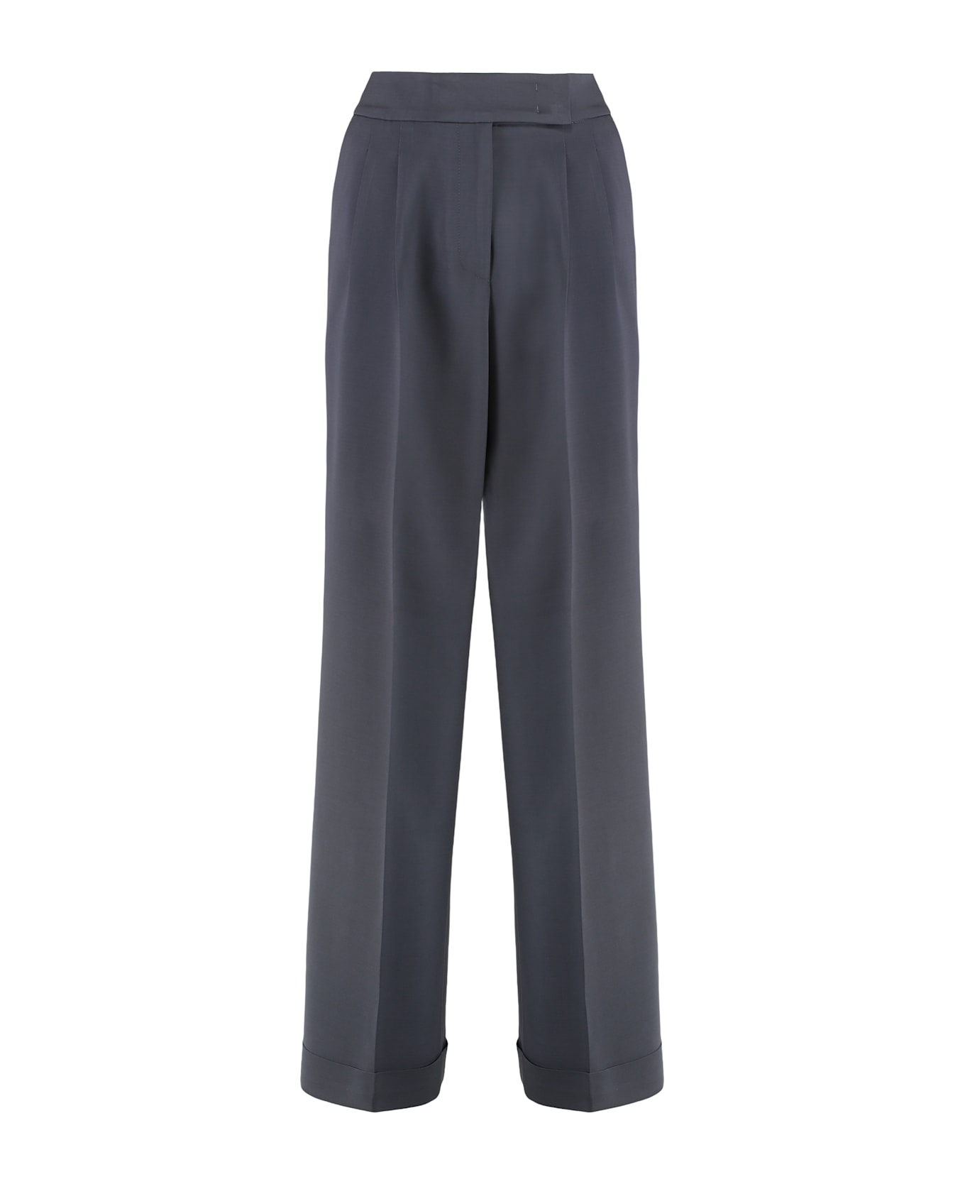 Peserico Rayon Trousers - blue