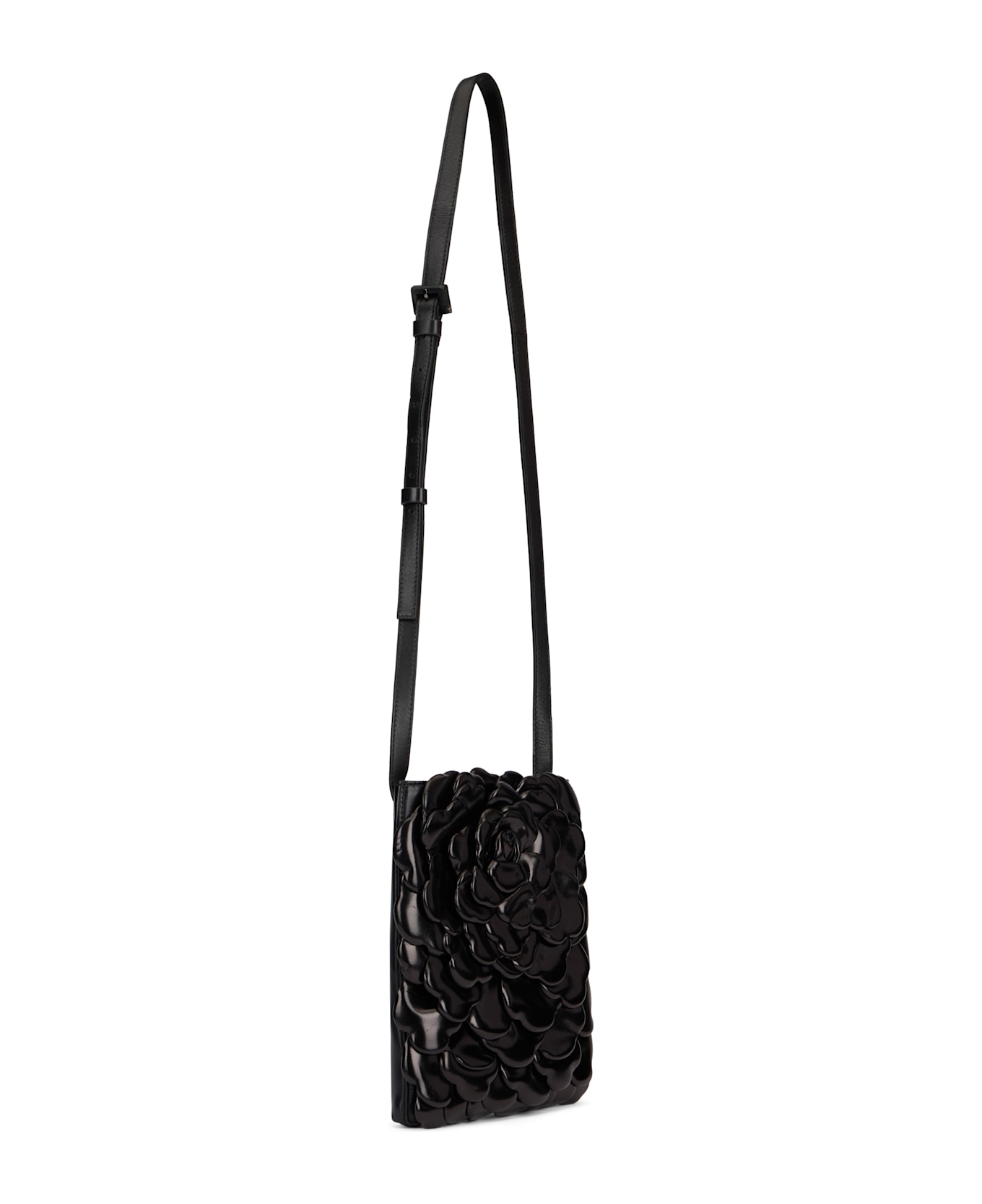 Valentino Garavani Elegant And Versatile Black Crossbody Bag - black