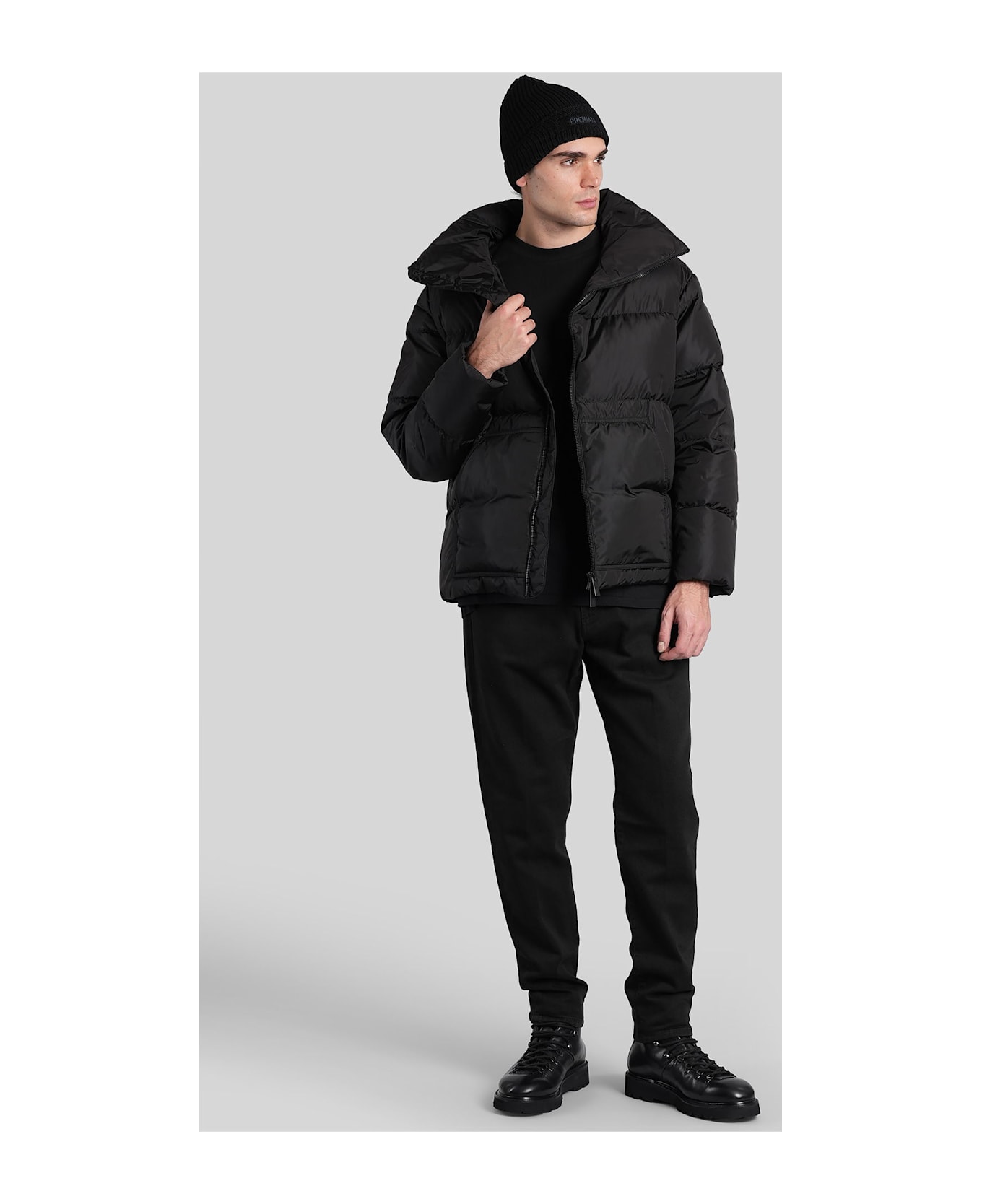 Premiata Puffer In Black Nylon - black