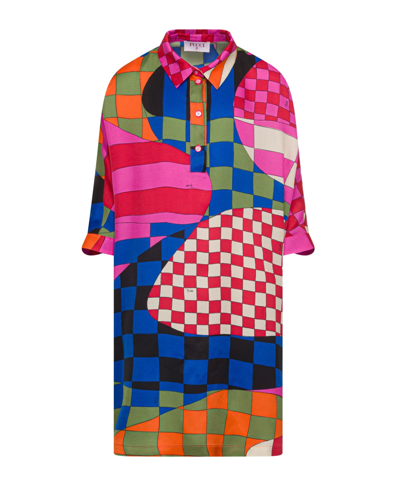 Pucci Abito Con Stampa - Multicolor ワンピース＆ドレス
