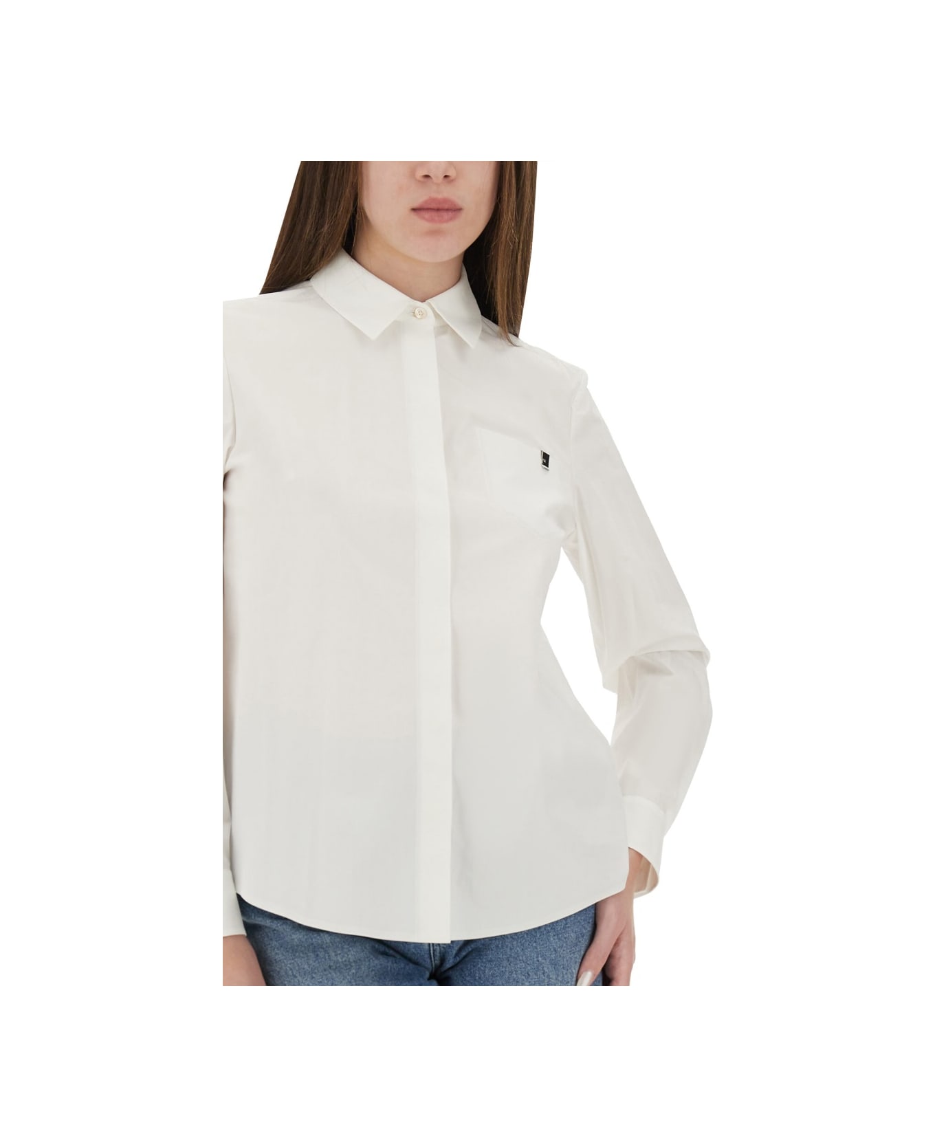 Tory Burch Cotton Poplin Shirt - WHITE