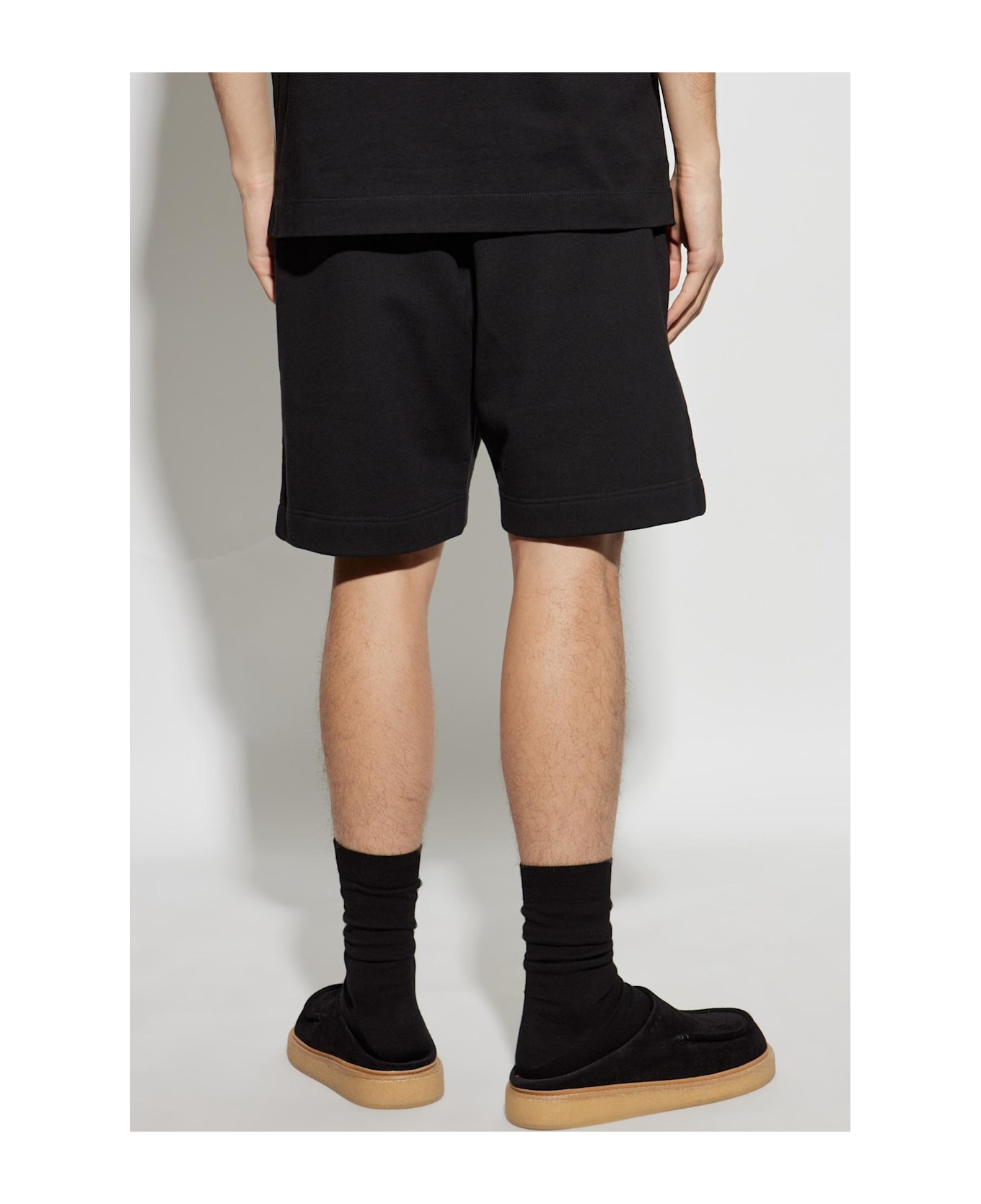 Dries Van Noten Cotton Shorts - BLACK