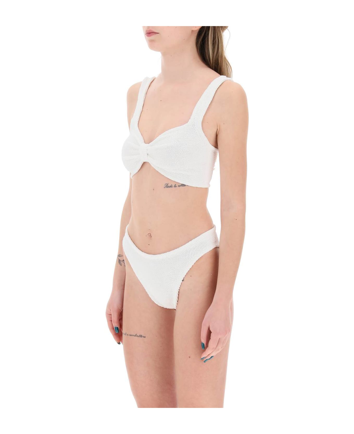Hunza G Bonnie Bikini Set - WHITE (White)