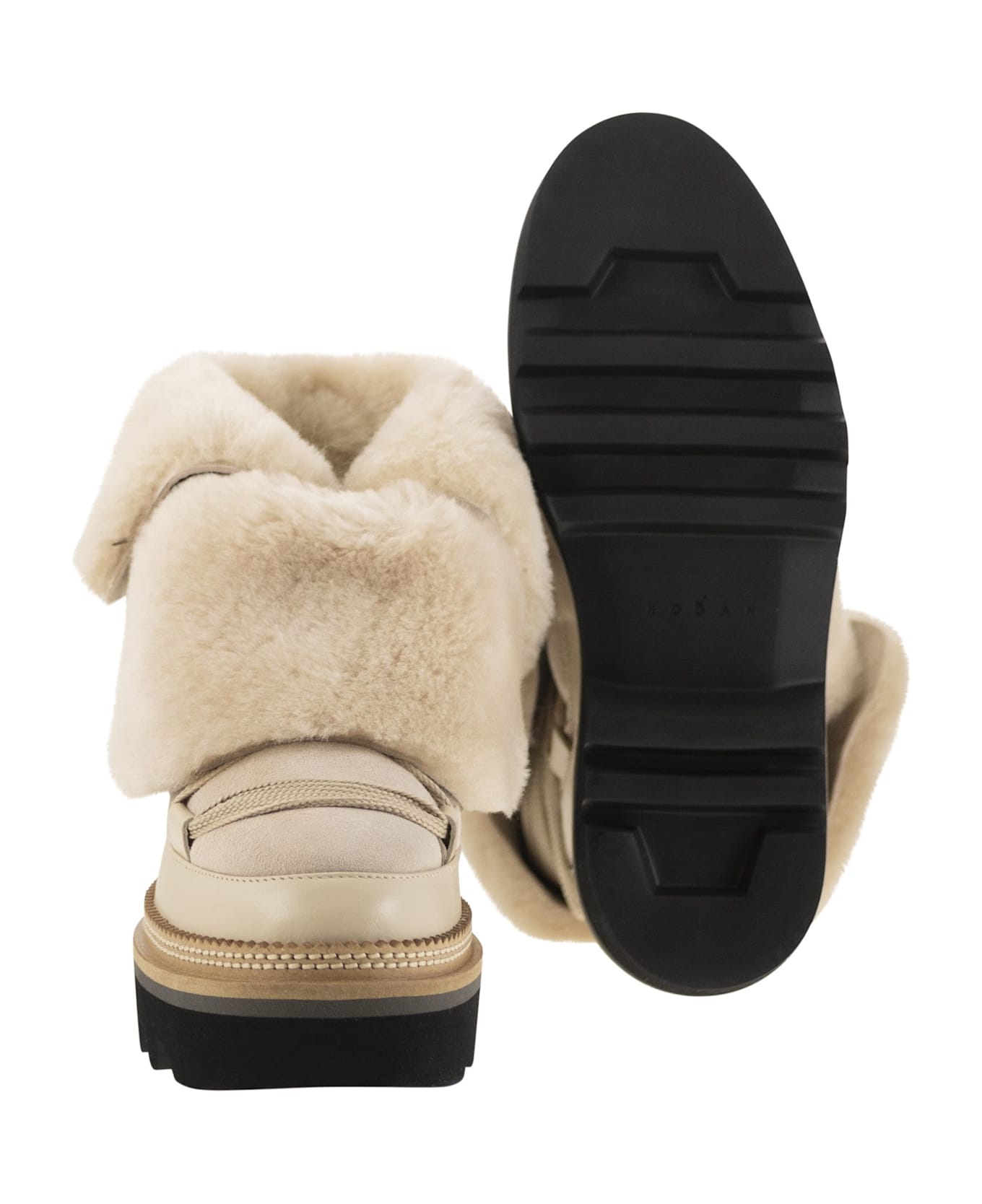 Hogan H675 - After-ski Boots - Light Beige