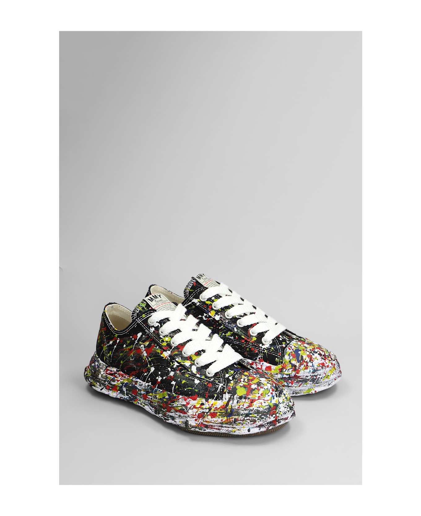 Mihara Yasuhiro Peterson 23 Sneakers In Black Cotton - black