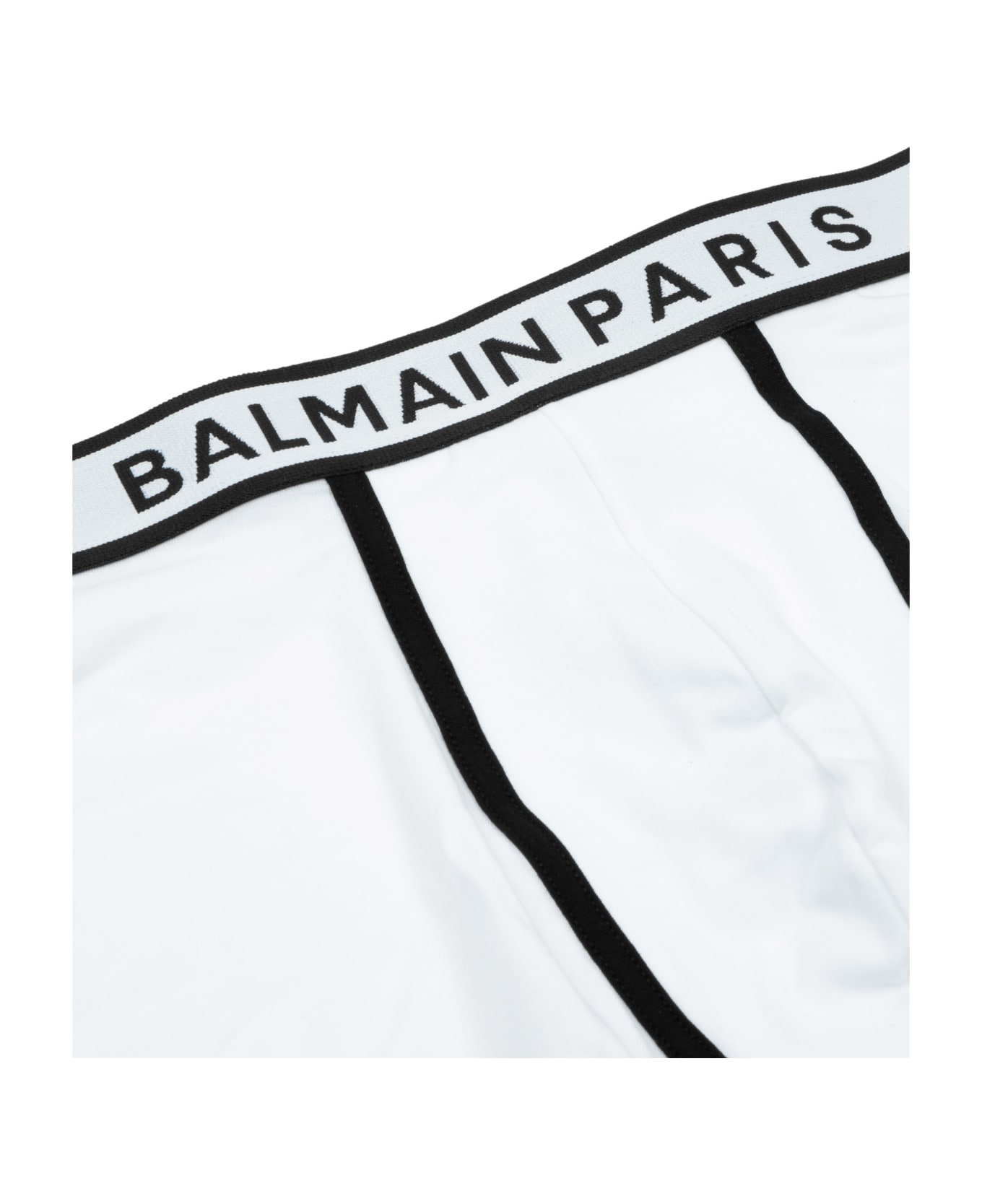 Balmain Cotton Boxer - White
