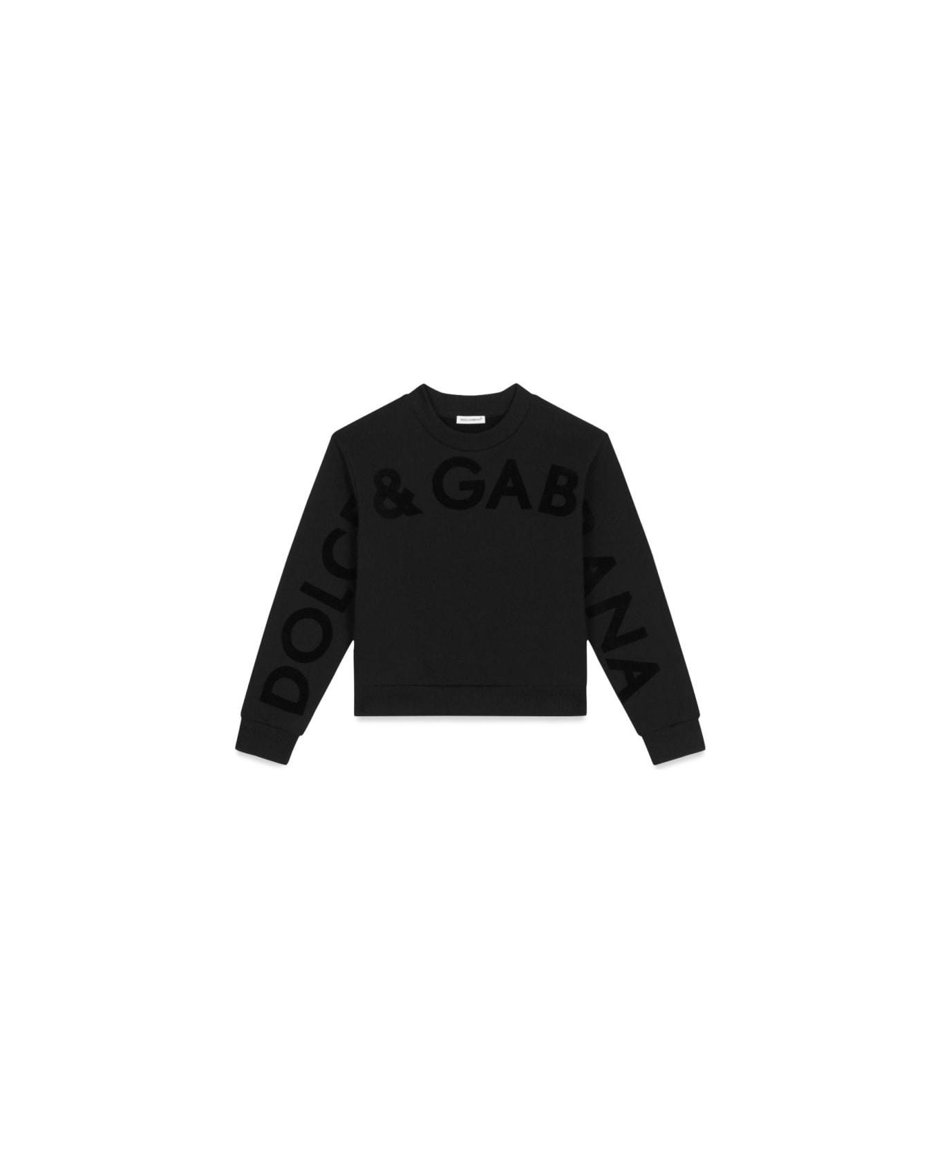 Dolce & Gabbana Crewneck Sweatshirt Ml - BLACK