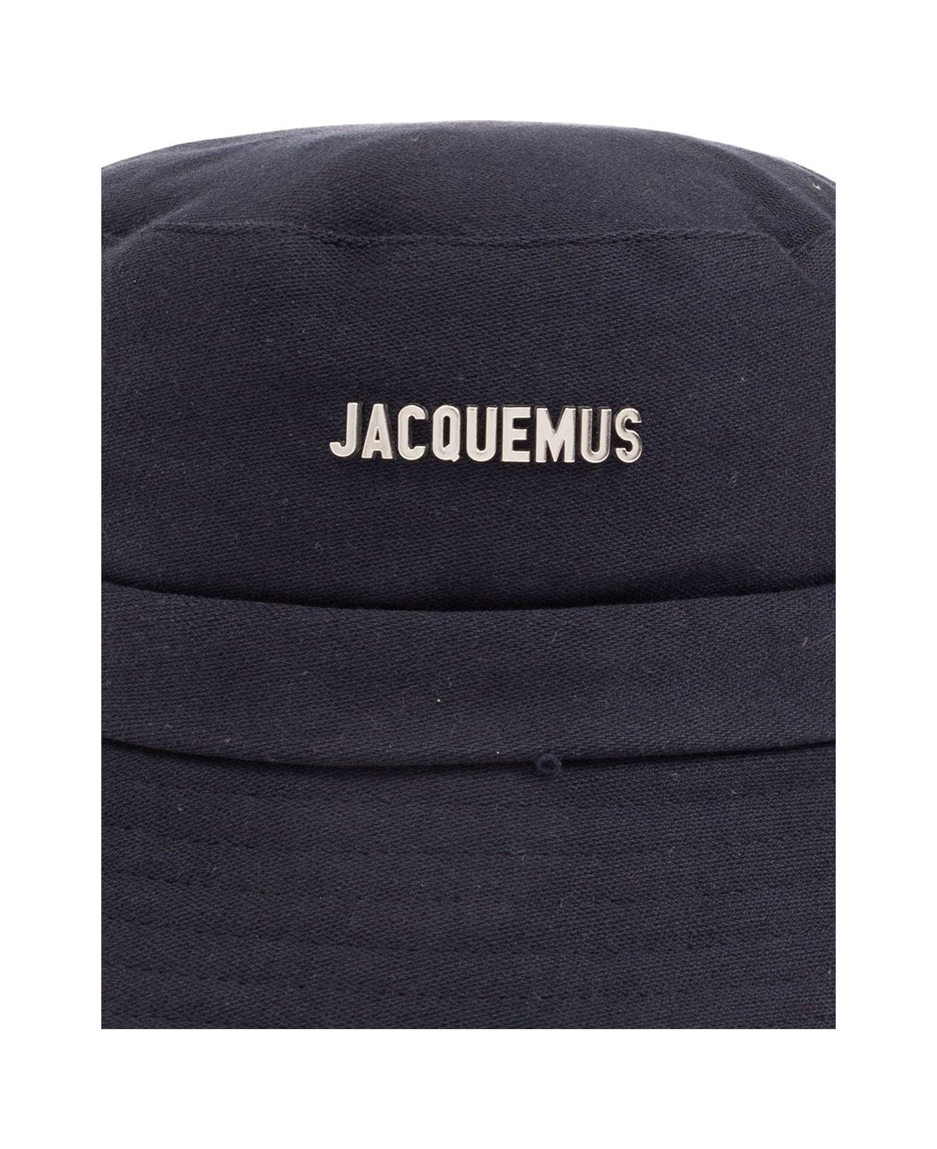 Jacquemus Le Bob Gadjo Knotted Bucket Hat - Dark navy 帽子