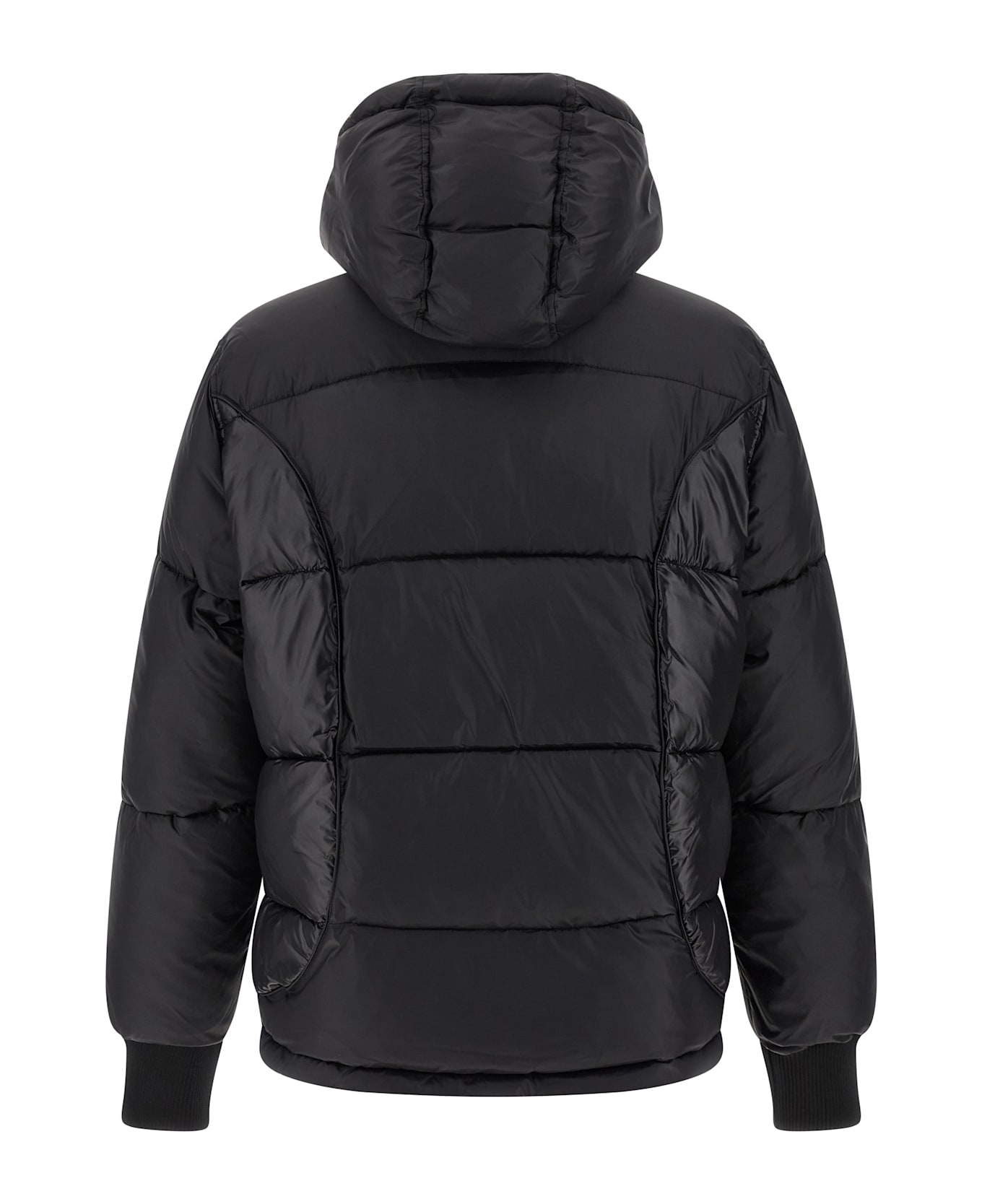 Philipp Plein Logo Patch Down Jacket - BLACK