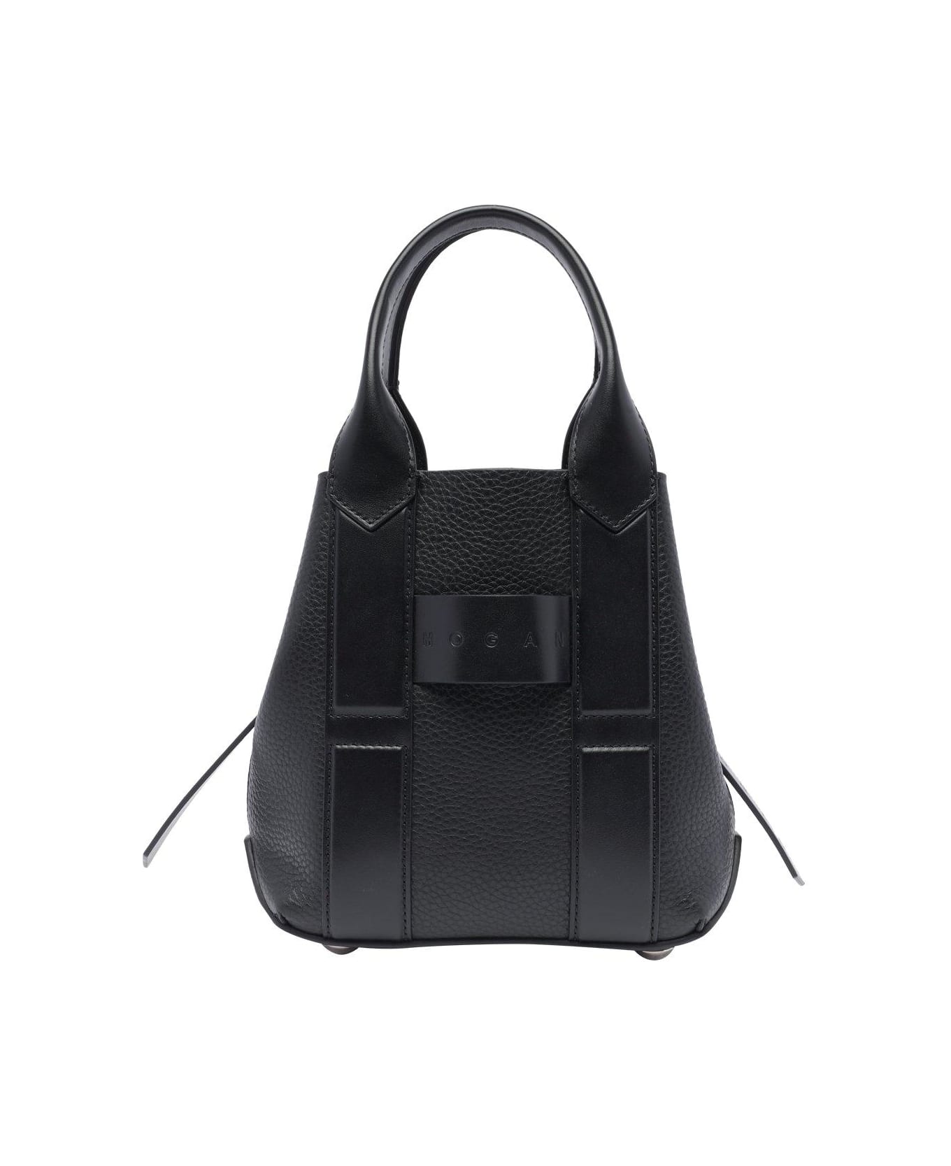 Hogan Small Script Shopping Bag - Black