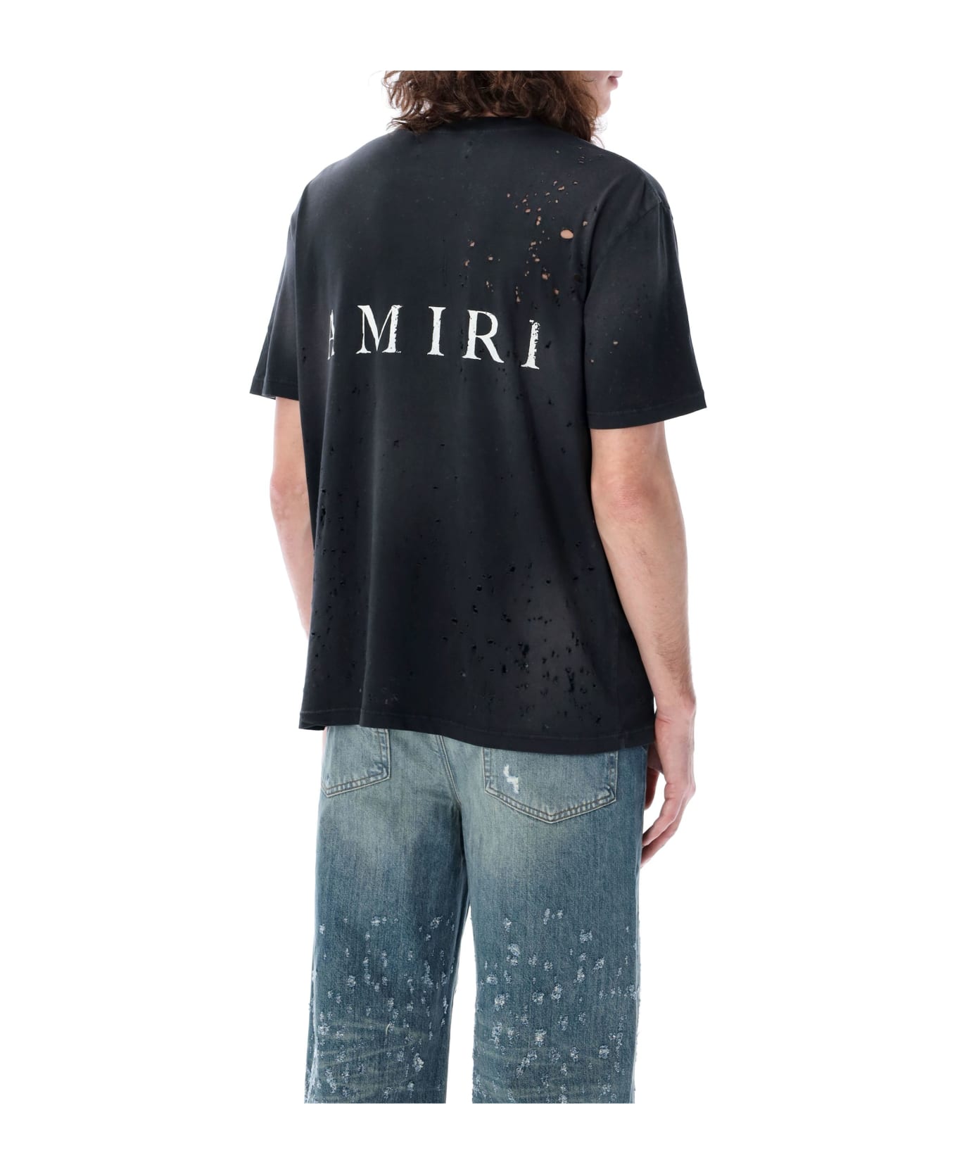 AMIRI Washed Shotgun T-shirt - BLACK