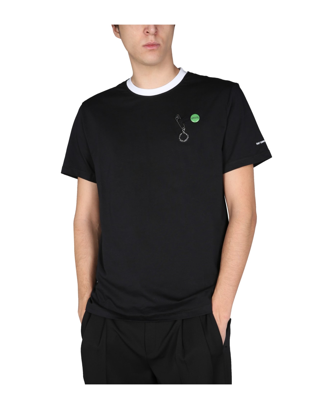 Fred Perry by Raf Simons Slim Fit T-shirt - NERO
