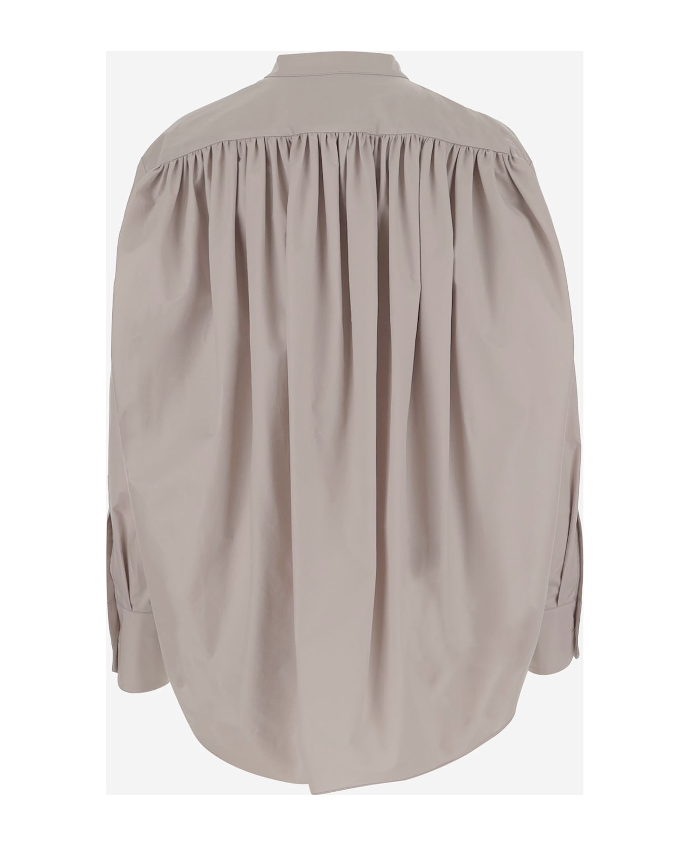 Sa Su Phi Cotton Baloon Shirt - Beige