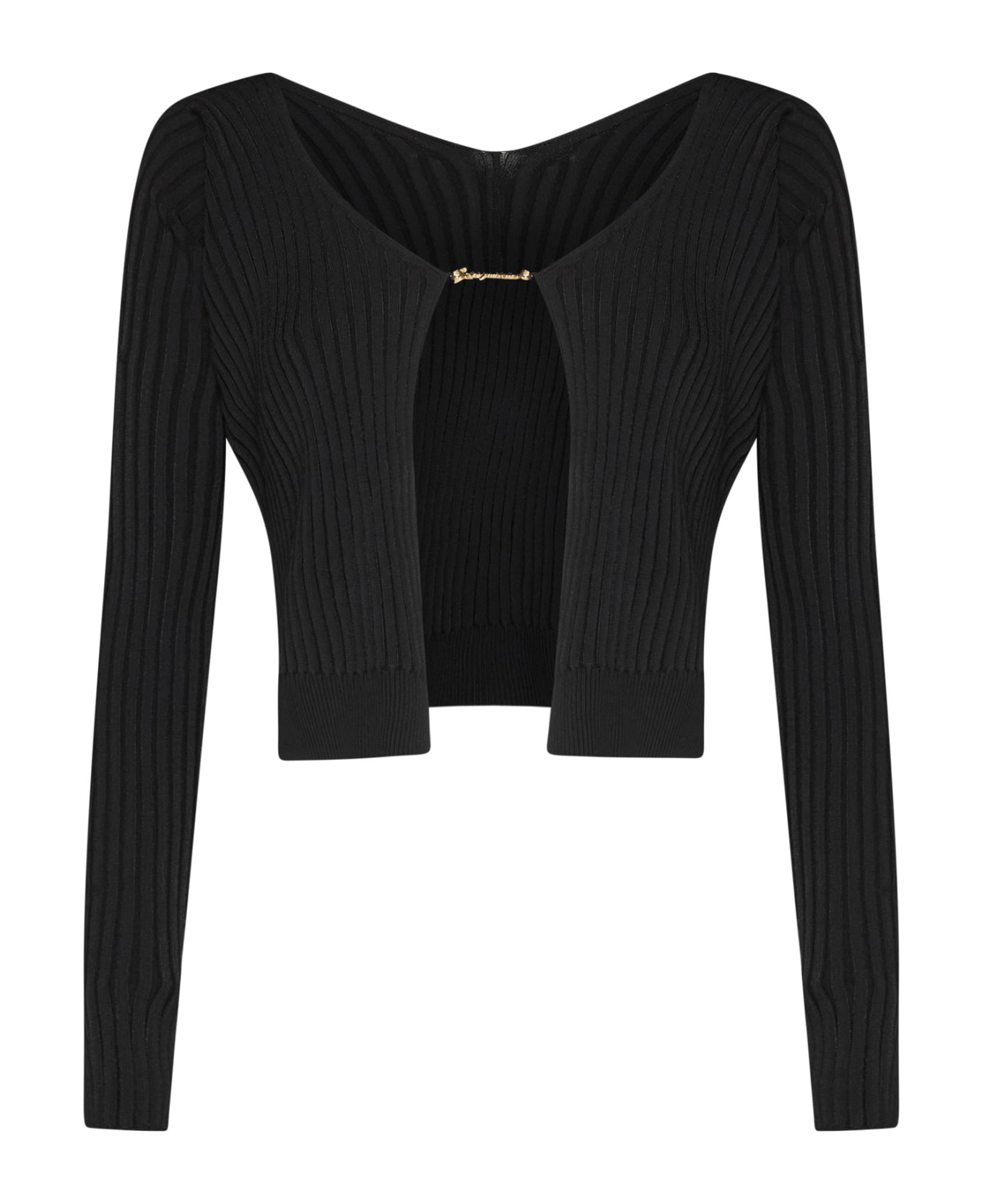 Jacquemus La Maille Pral Longue Cardigan - Black