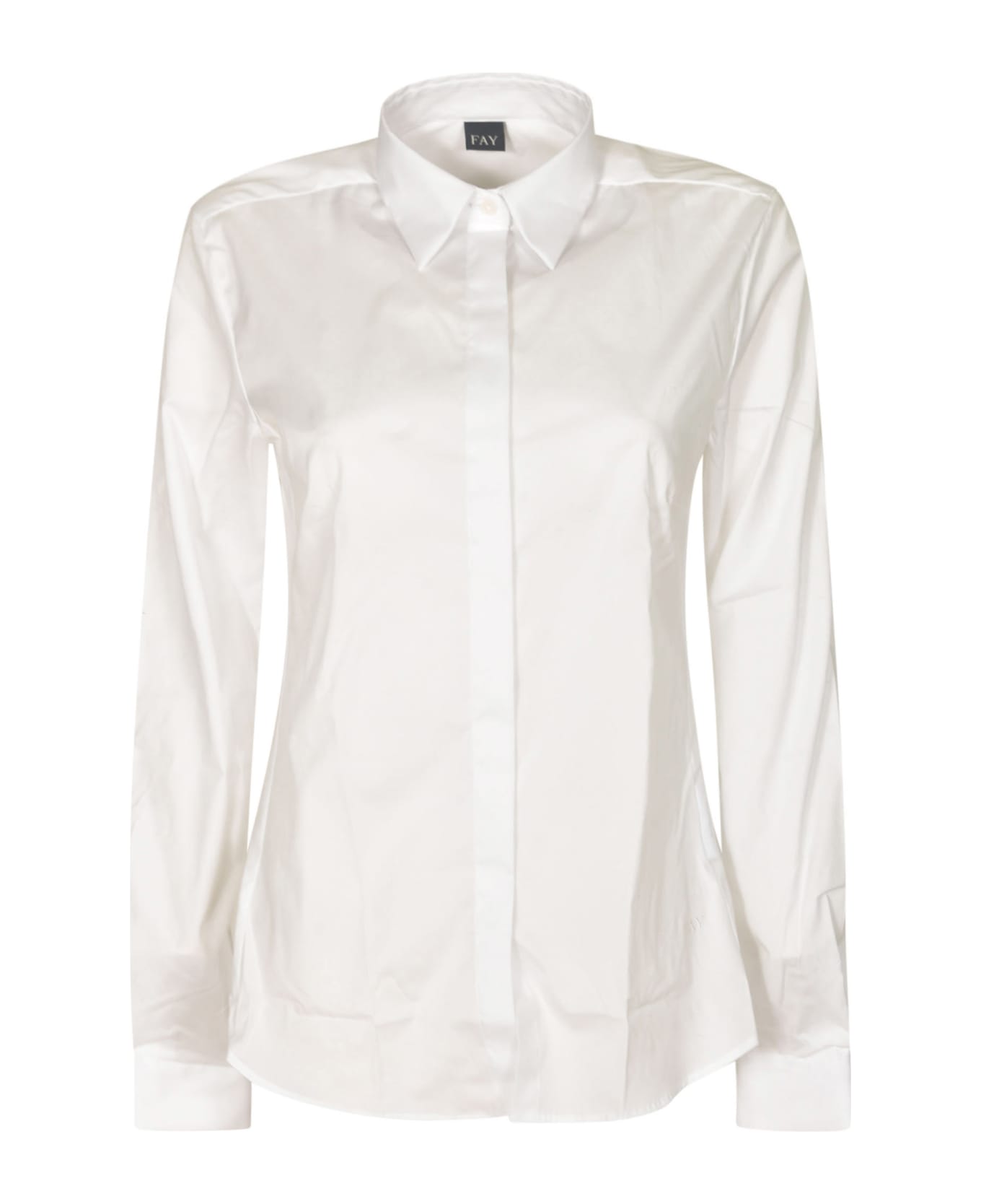 Fay Long-sleeved Shirt - White