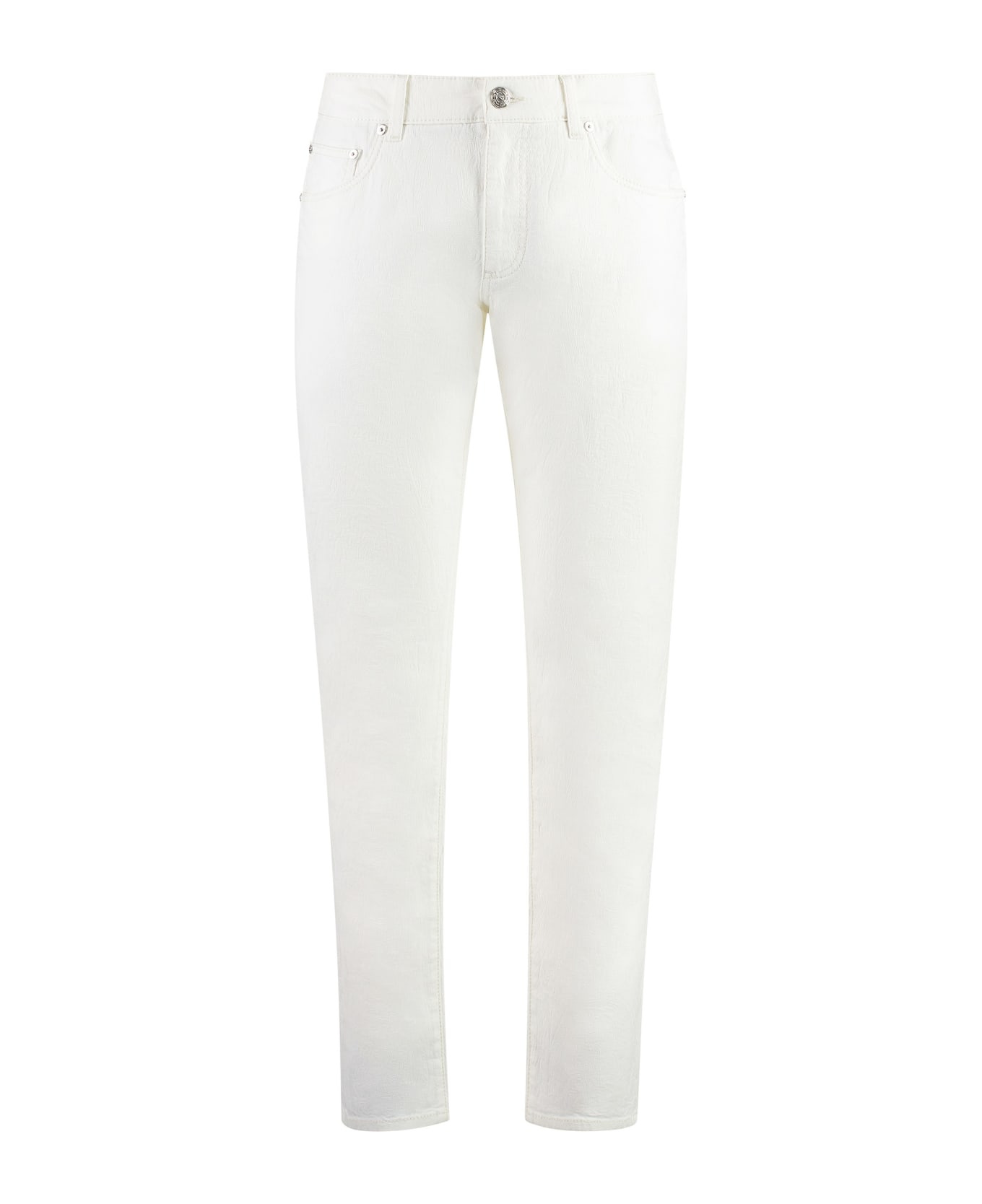 Etro 5-pocket Straight-leg Jeans - White